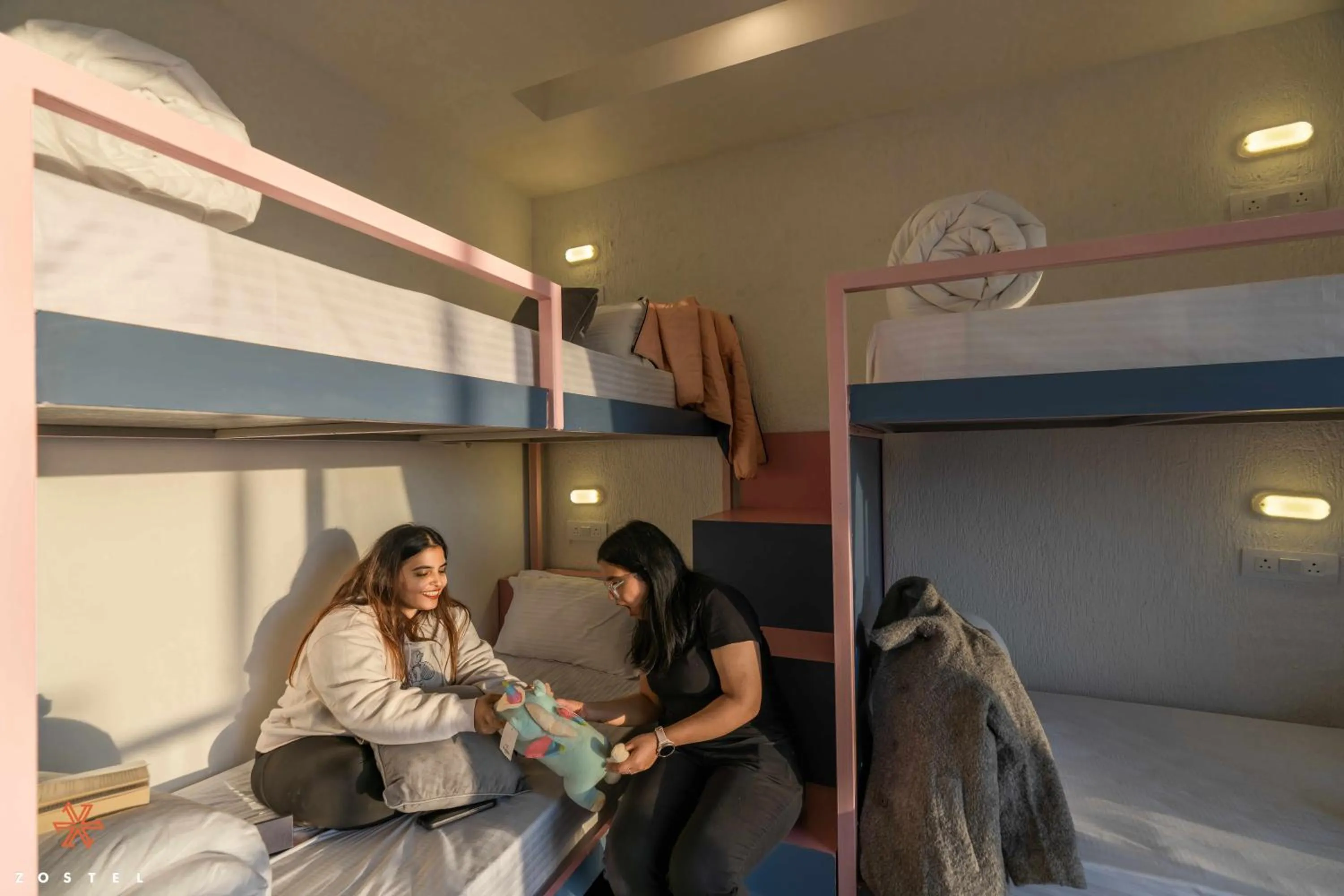 Bed in Zostel Mussoorie, Mall Road