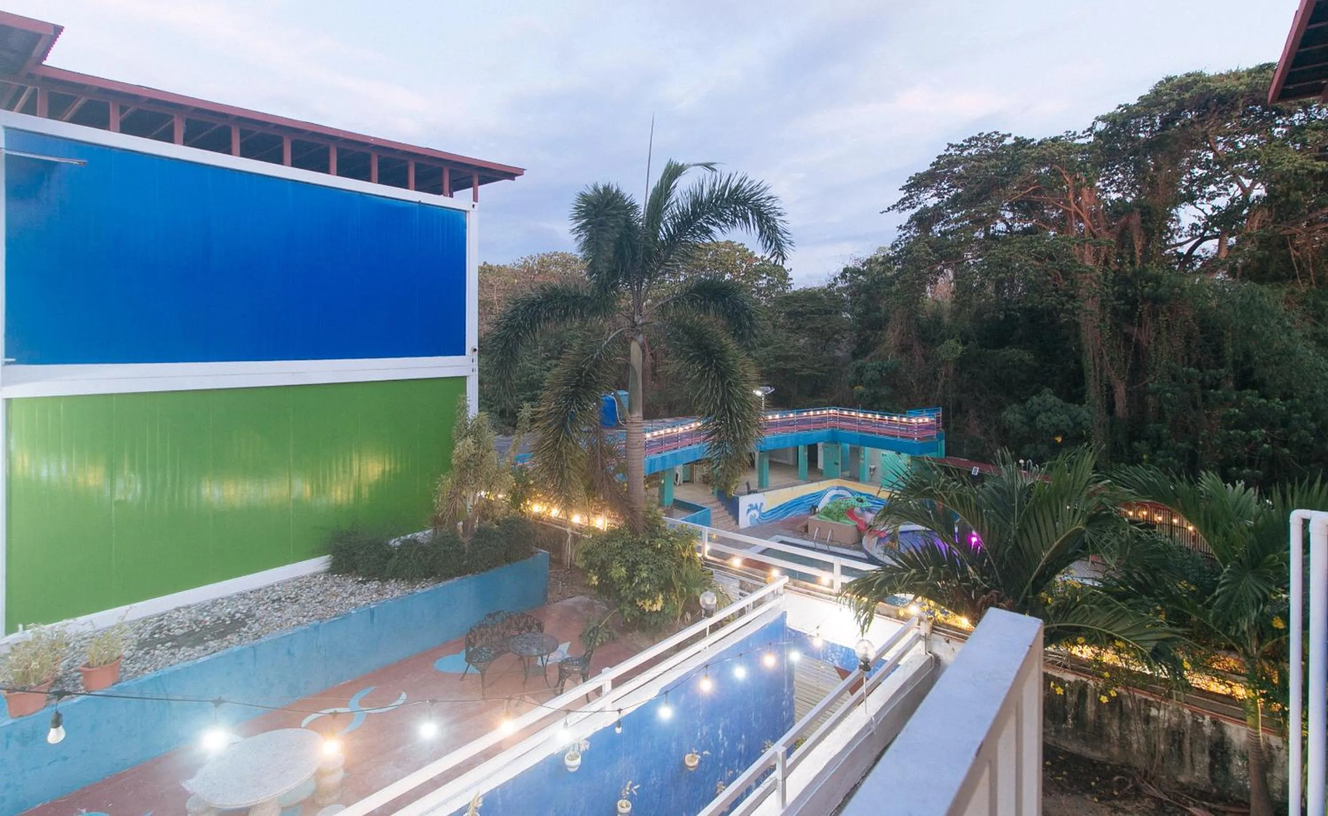 Pool view in RedDoorz @ Boondocks Cabins Resort