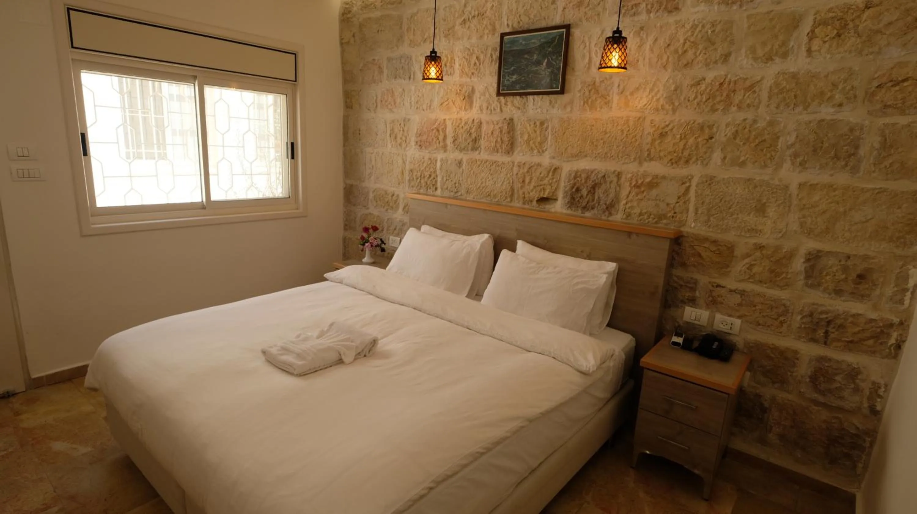 Photo of the whole room, Bed in St. George’s Cathedral Pilgrim Guesthouse – Jerusalem