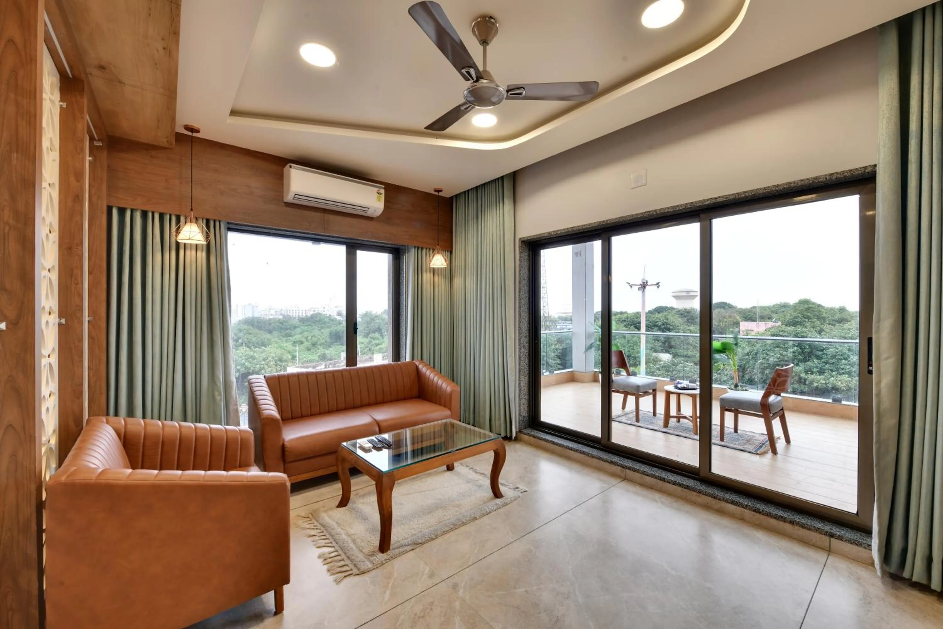 Balcony/Terrace in HOTEL RADHIKA