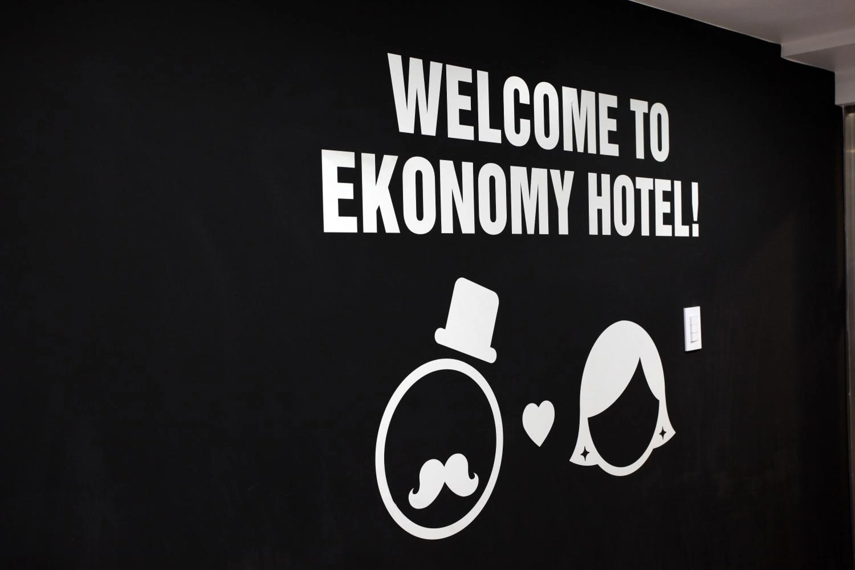 Decorative detail in Ekonomy Hotel Myeongdong Premier