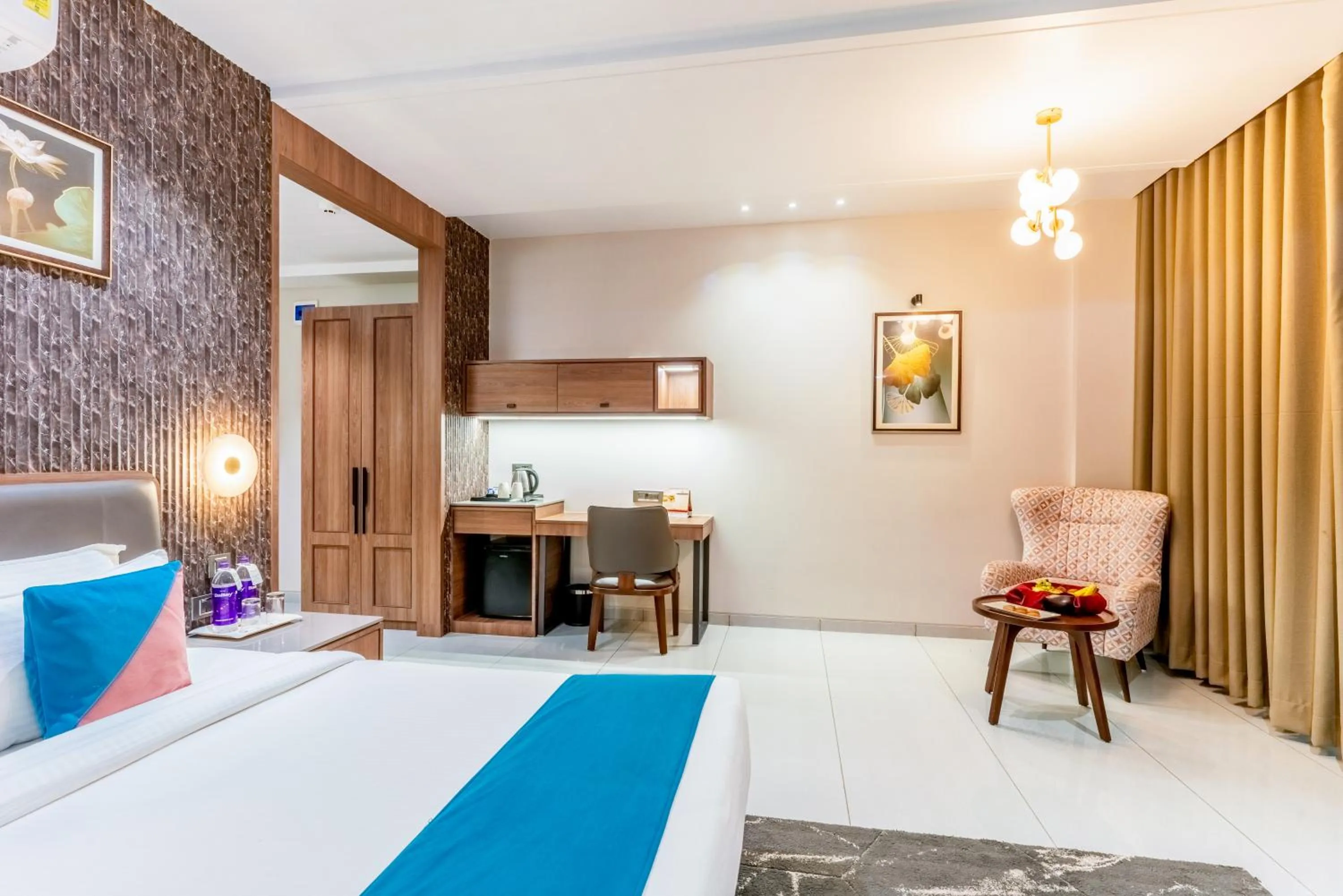 Bedroom, Bed in Pride Elite Dwarka Near Dwarkadhish Temple