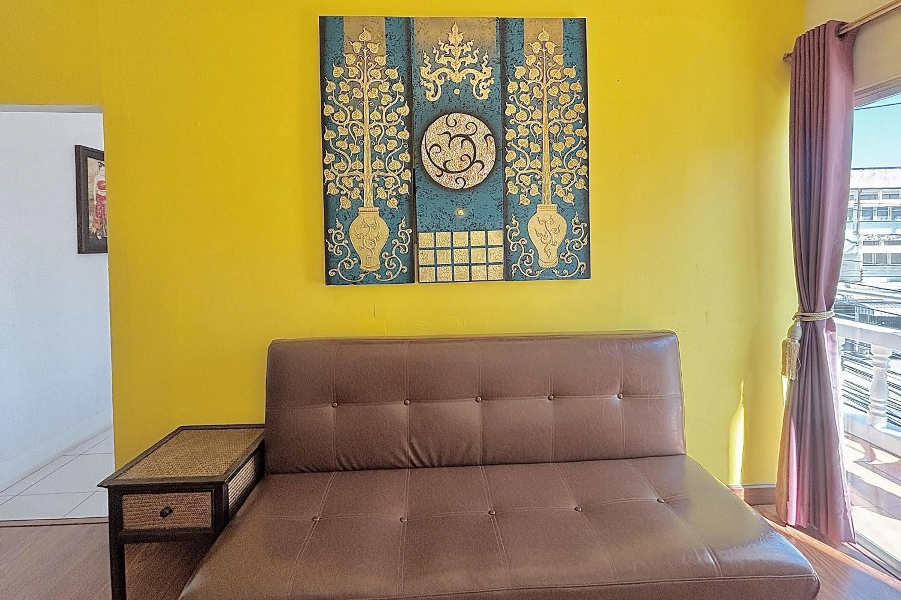 Living room in The Yak Cozy Chiang Mai