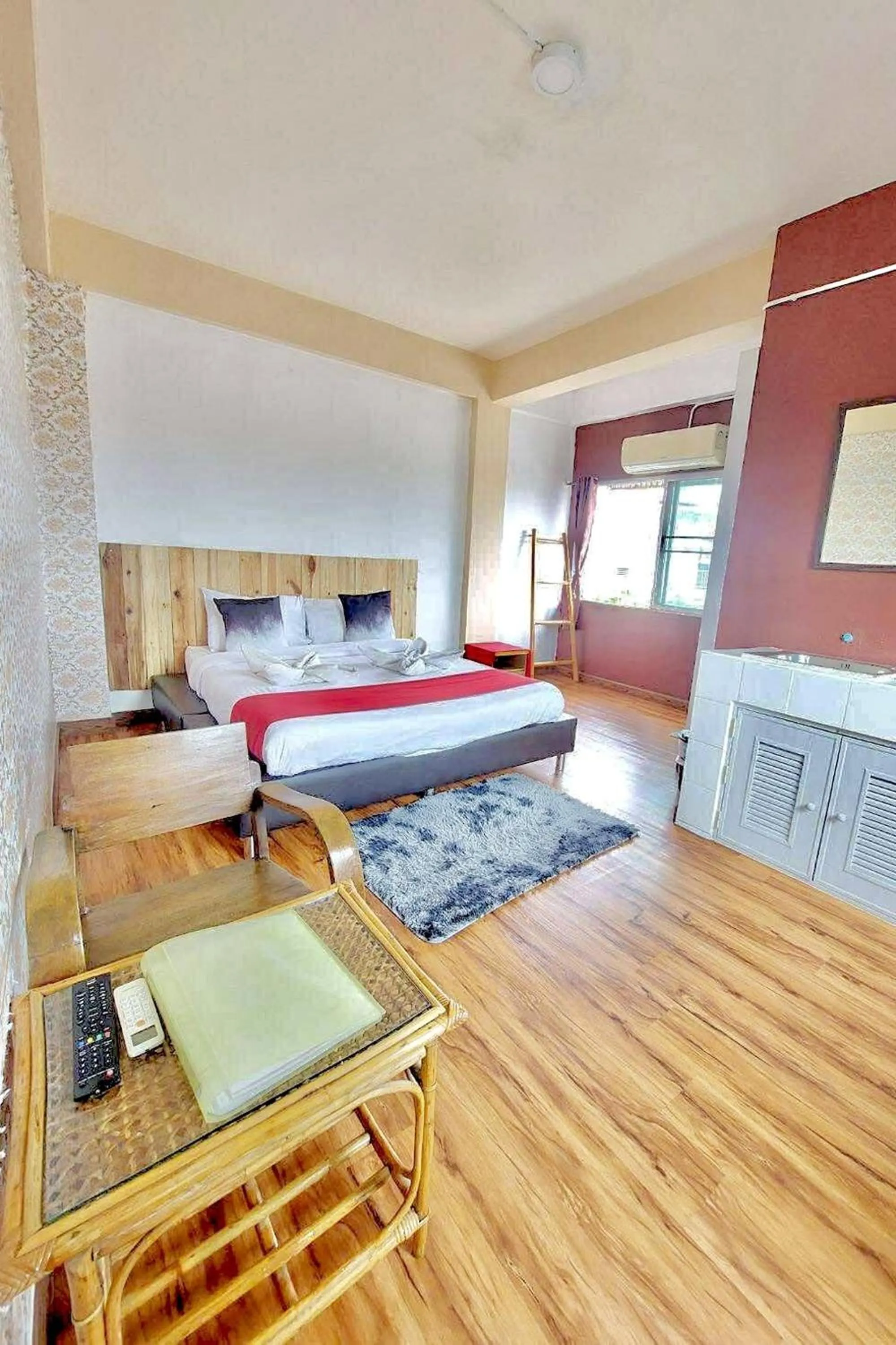 Bed in The Yak Cozy Chiang Mai