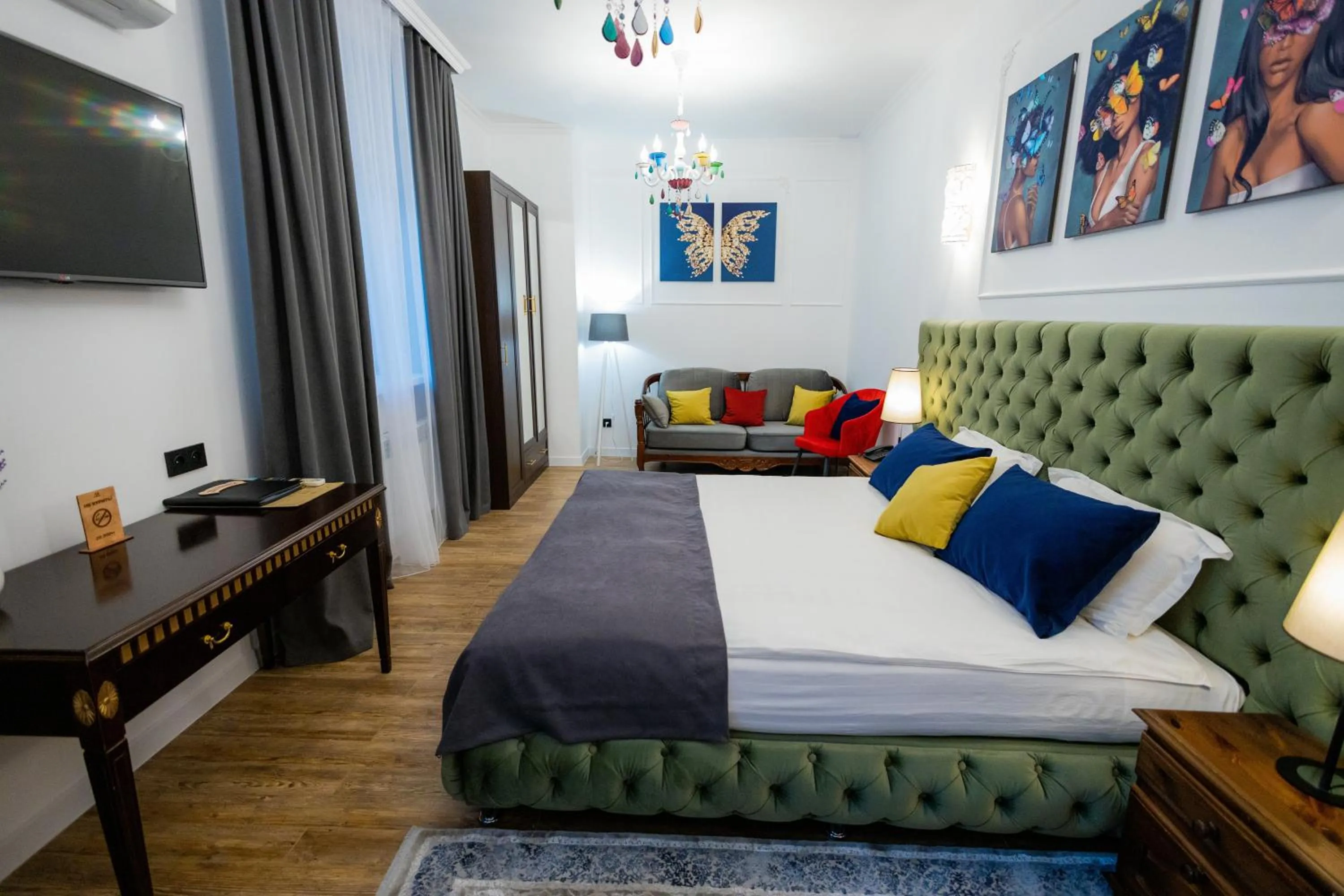 Bed in Metelitsa Hotel