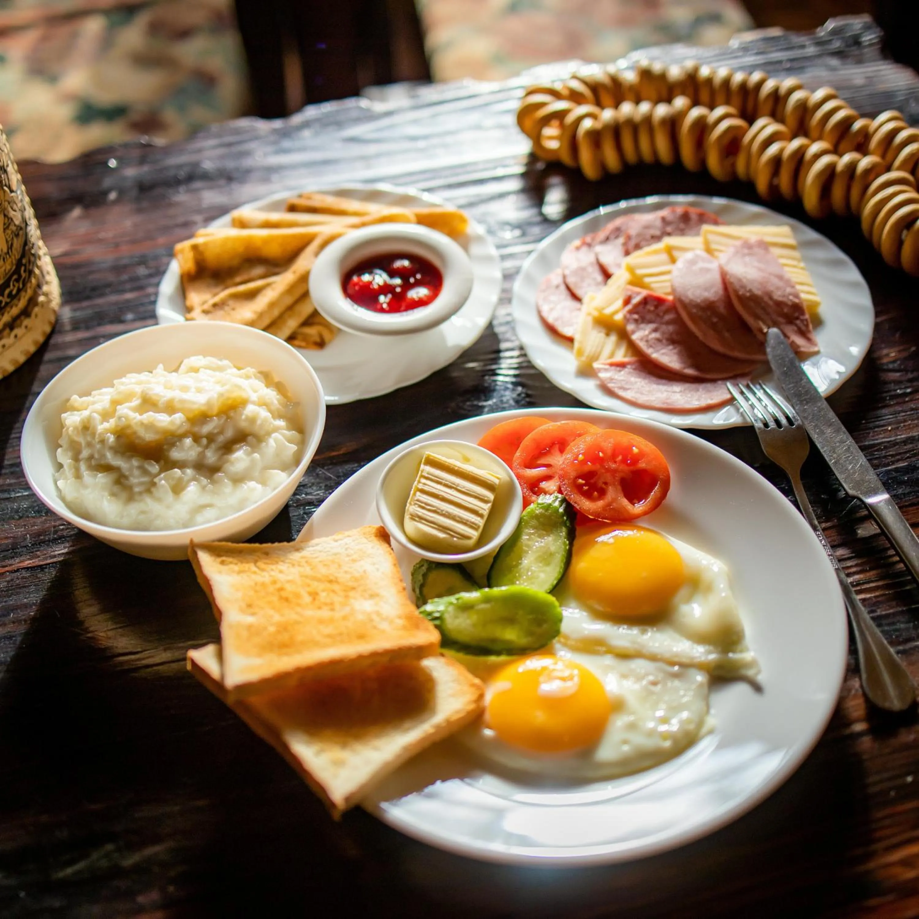 Food in Metelitsa Hotel