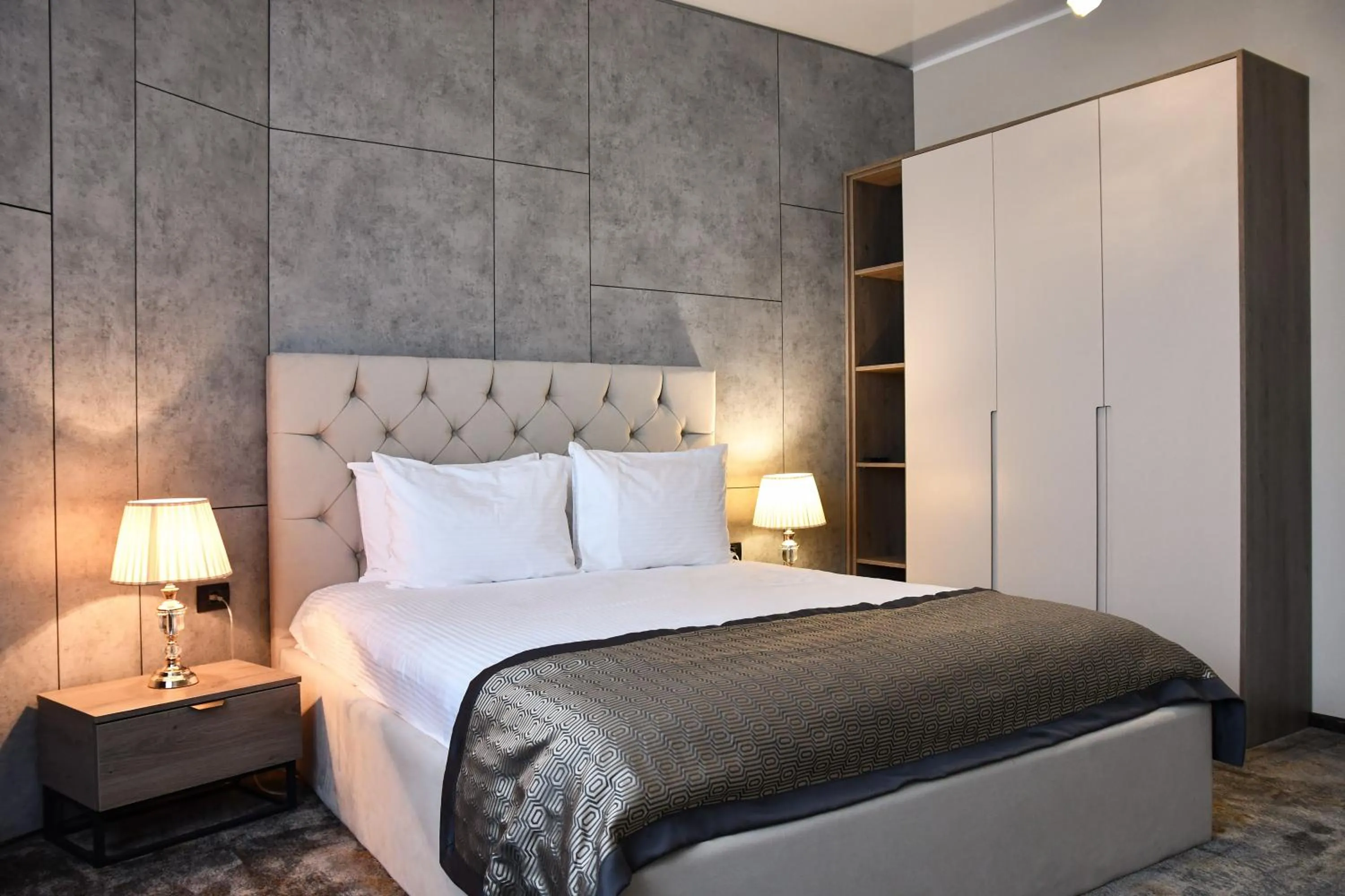 Bedroom, Bed in Hotel Building Stefan Resort I Nord