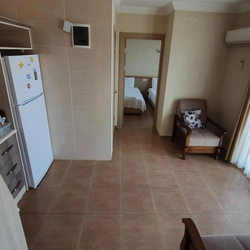 Bed in Lebedos Apart Hotel 1