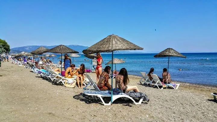 Beach in Lebedos Apart Hotel 1