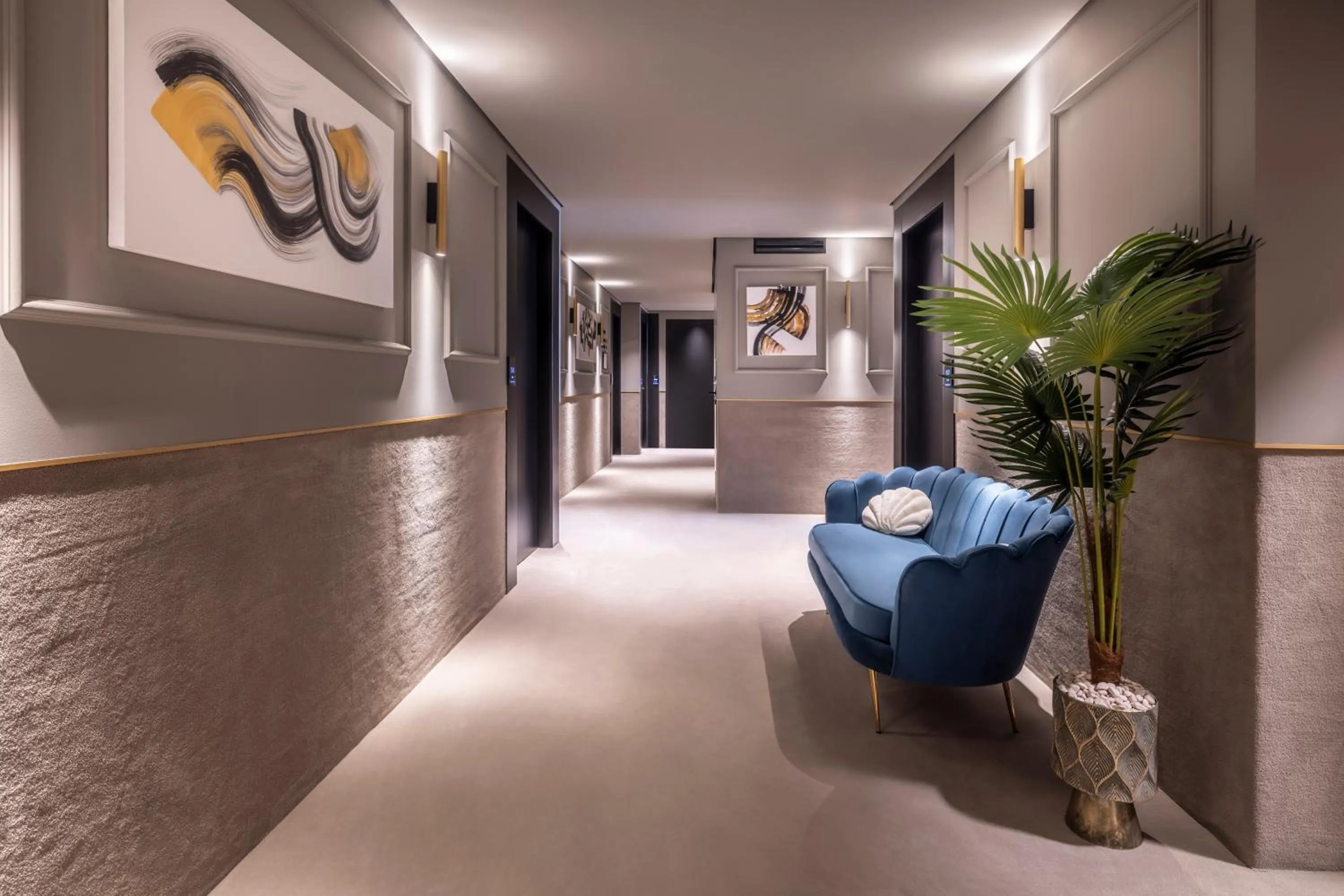 Seating area in Aminess Younique Narrivi Hotel