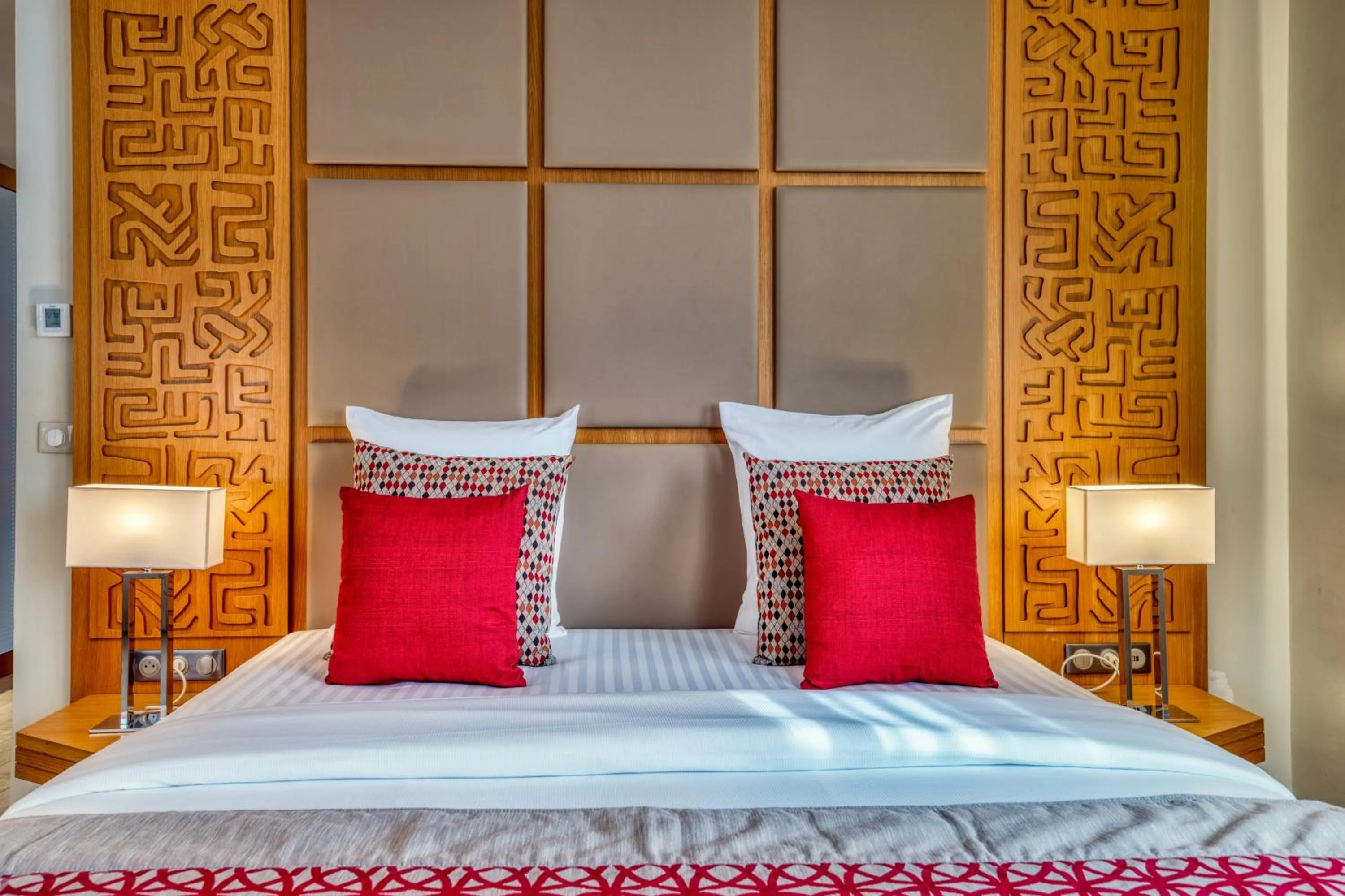 Bed in Azalaï Hôtel Dakar