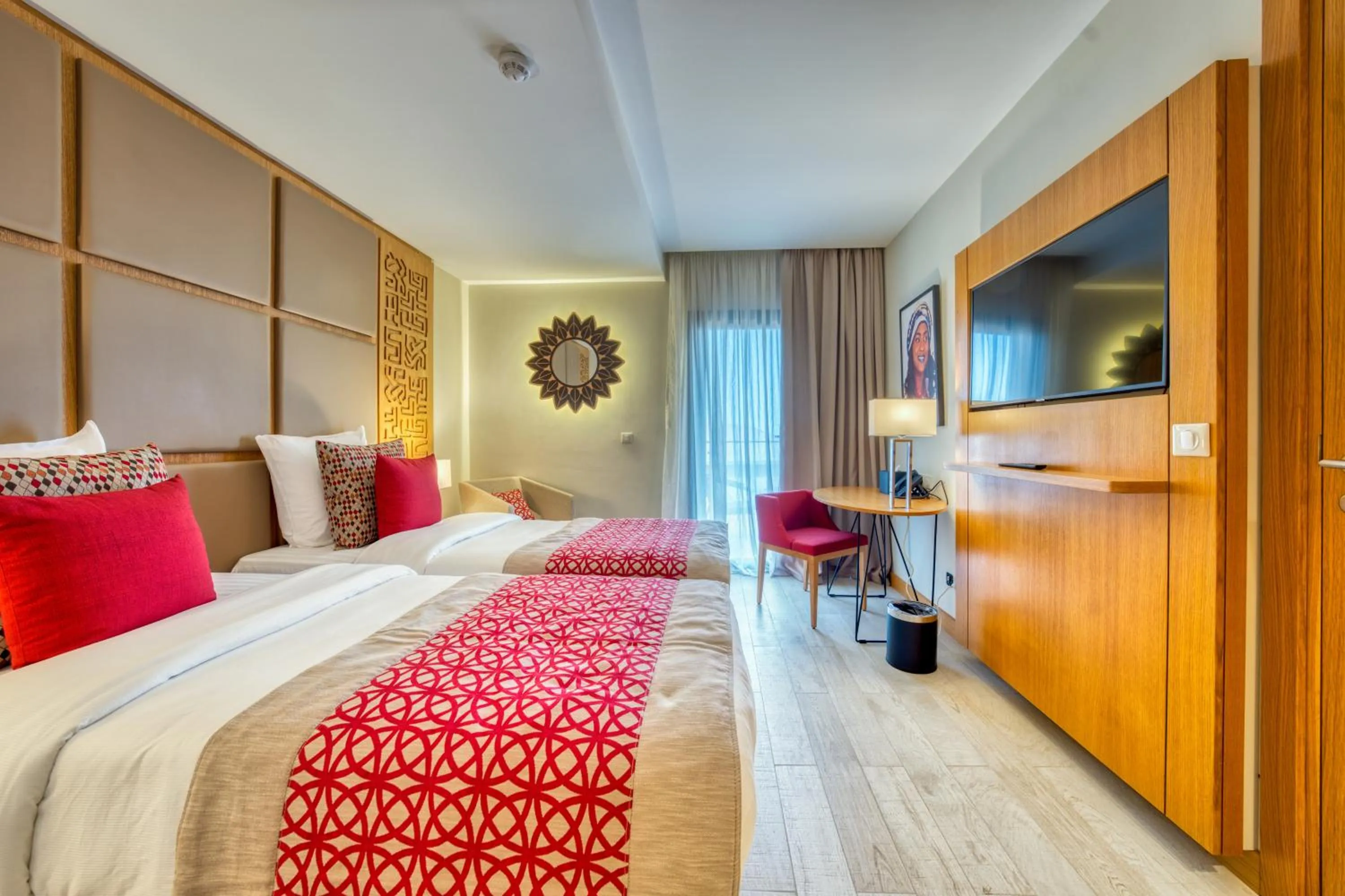 Bed in Azalaï Hôtel Dakar