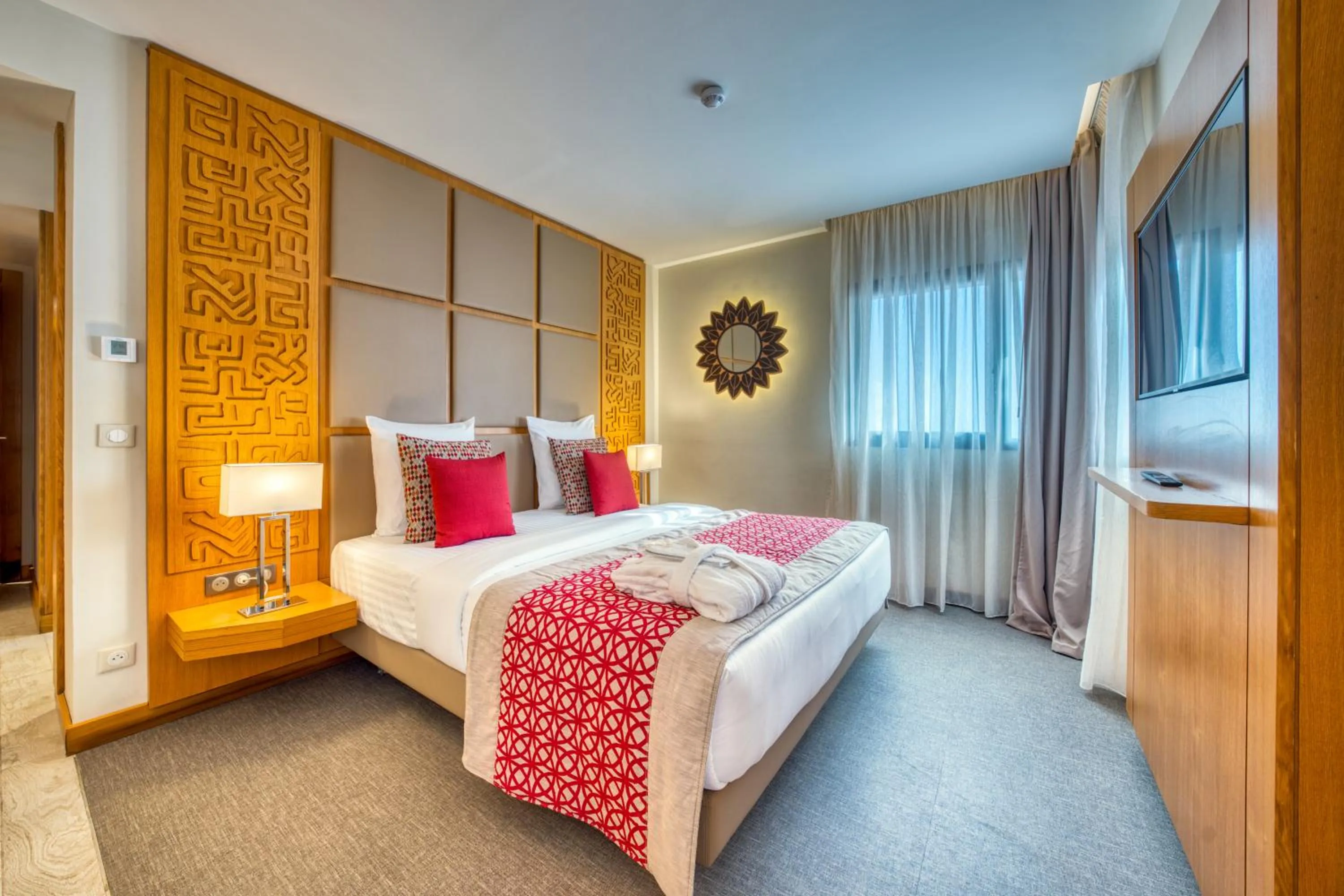 Bed in Azalaï Hôtel Dakar