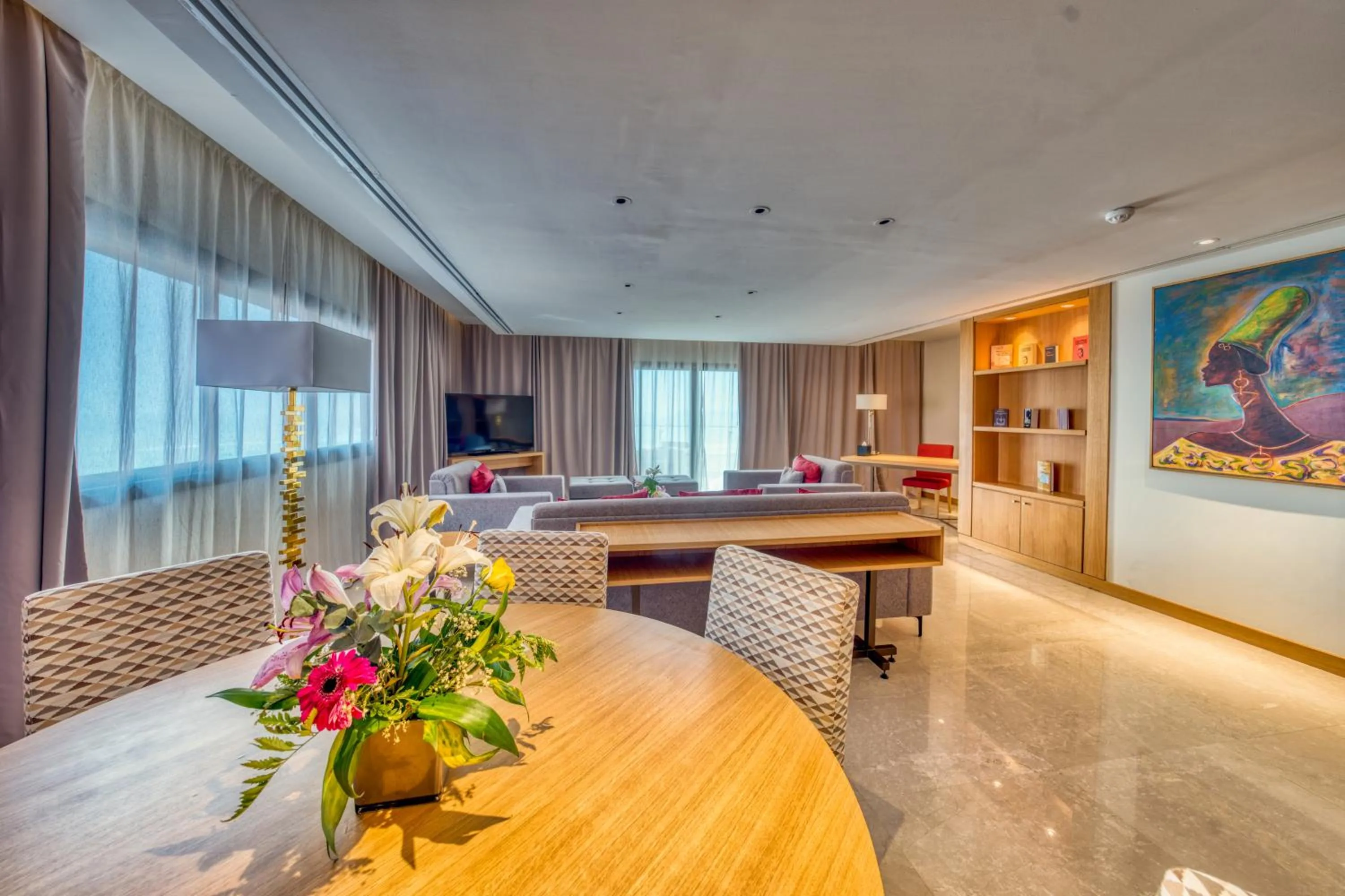 Communal lounge/ TV room in Azalaï Hôtel Dakar