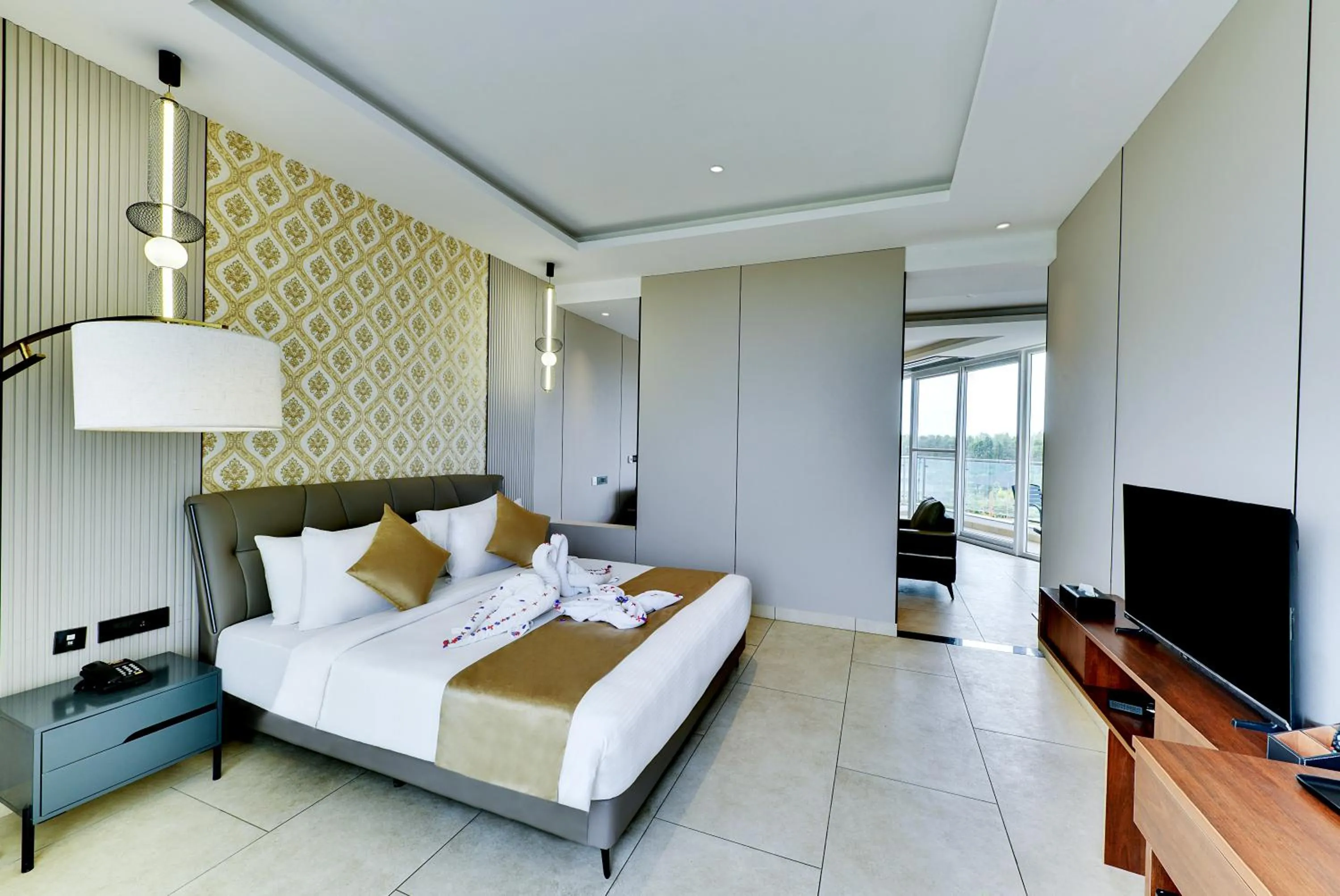 Bedroom, Bed in Sportico Resort Bangalore