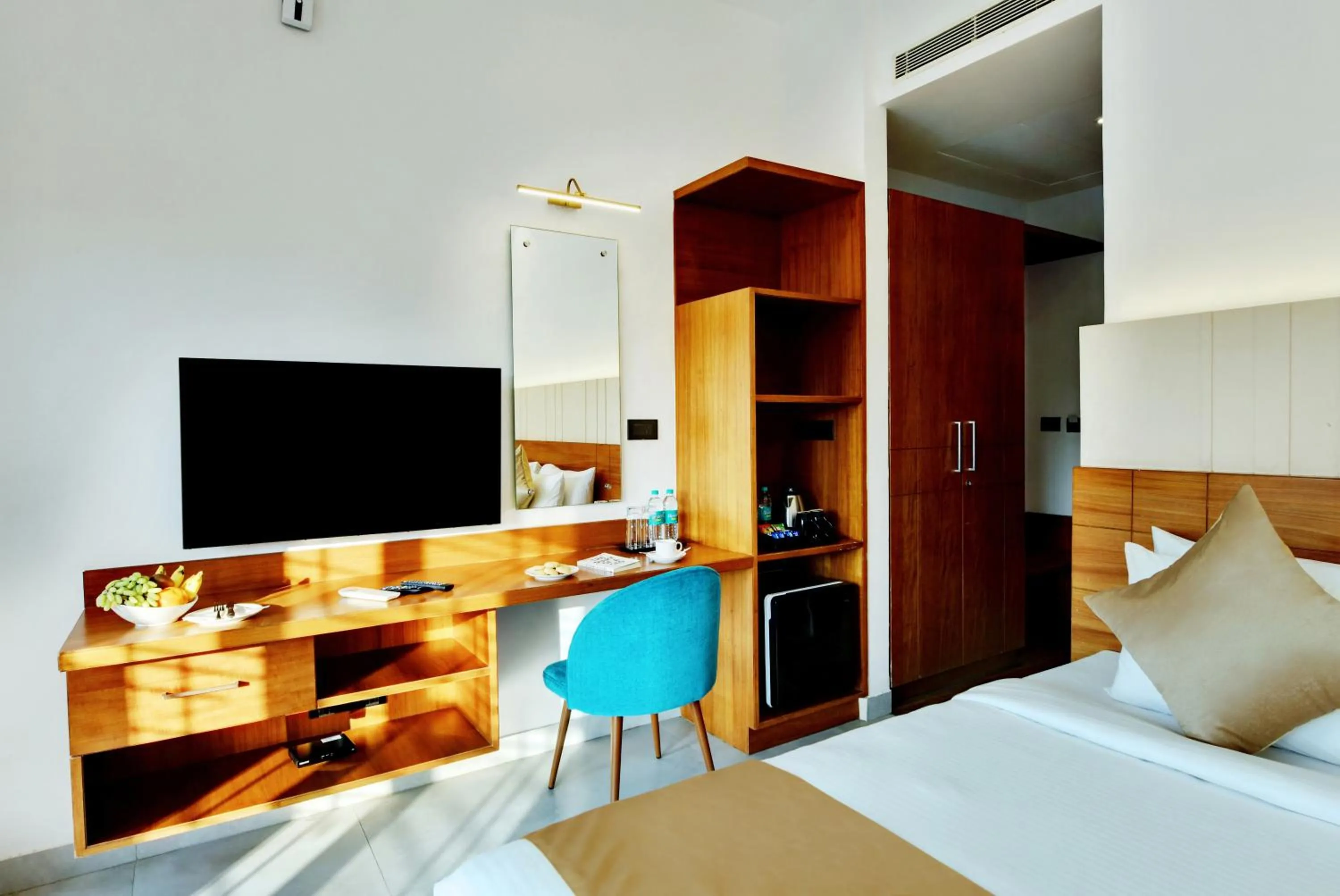 Bedroom, Bed in Sportico Resort Bangalore