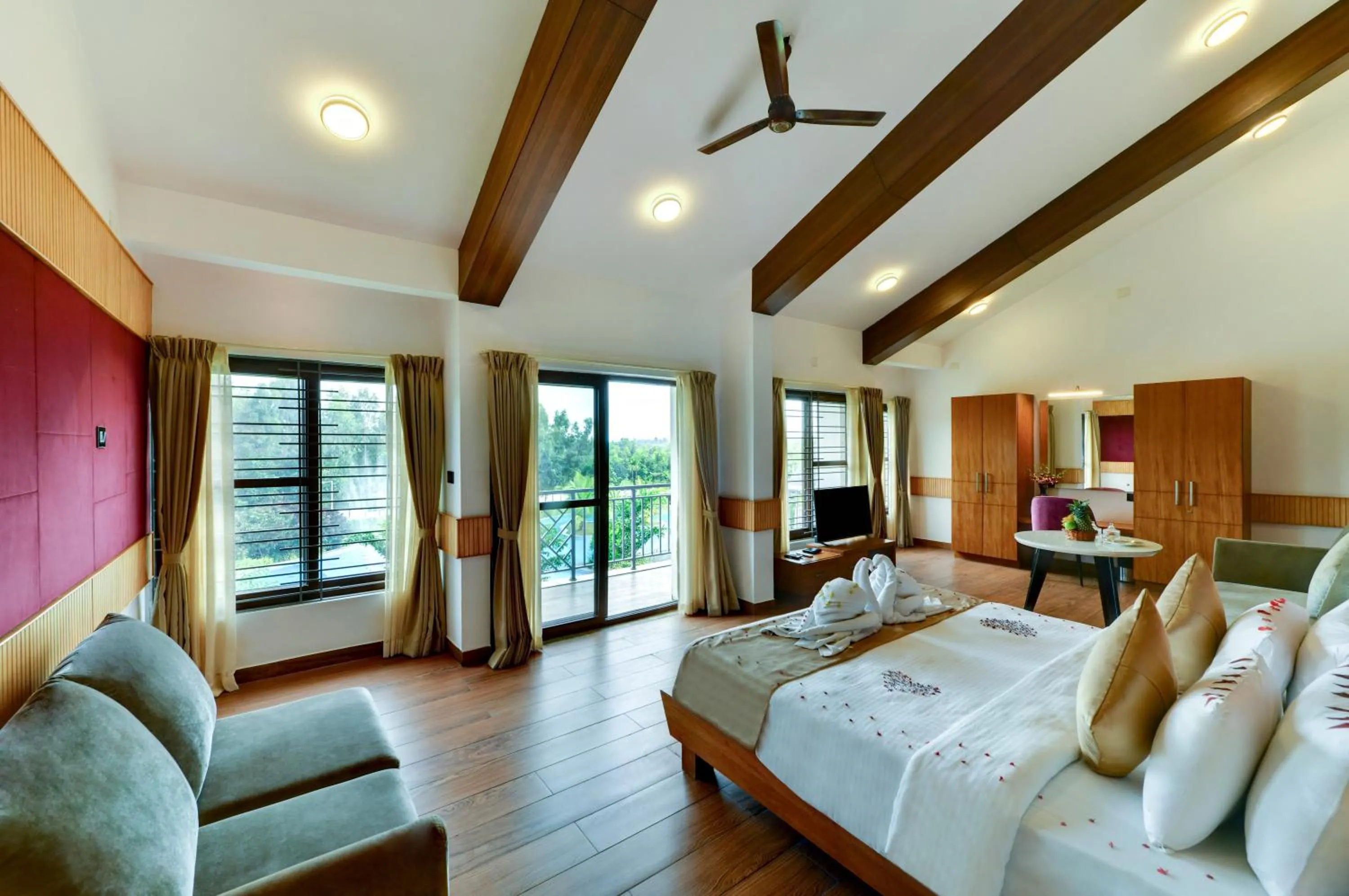 Photo of the whole room, Bed in Sportico Resort Bangalore