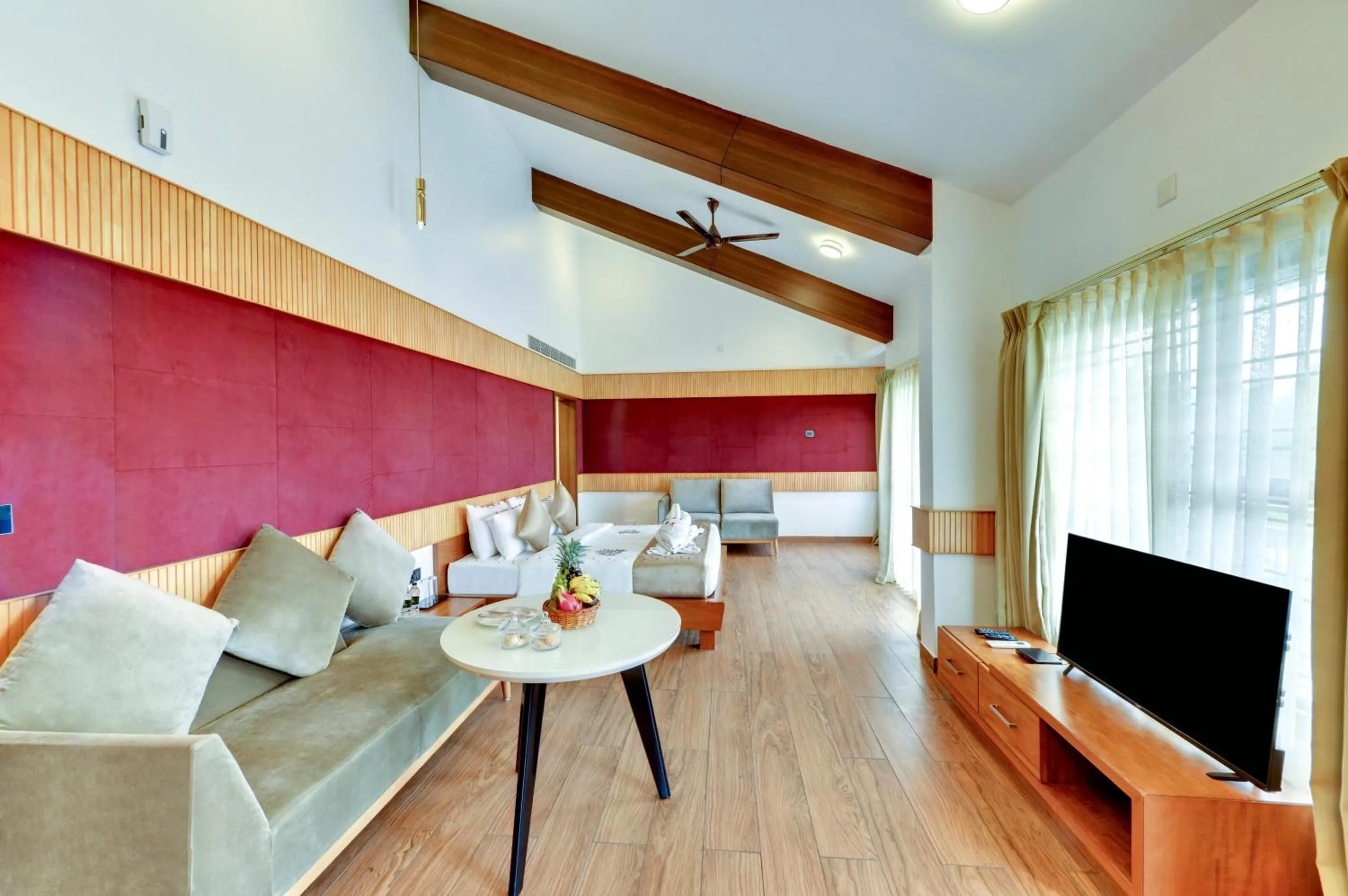 Seating area in Sportico Resort Bangalore