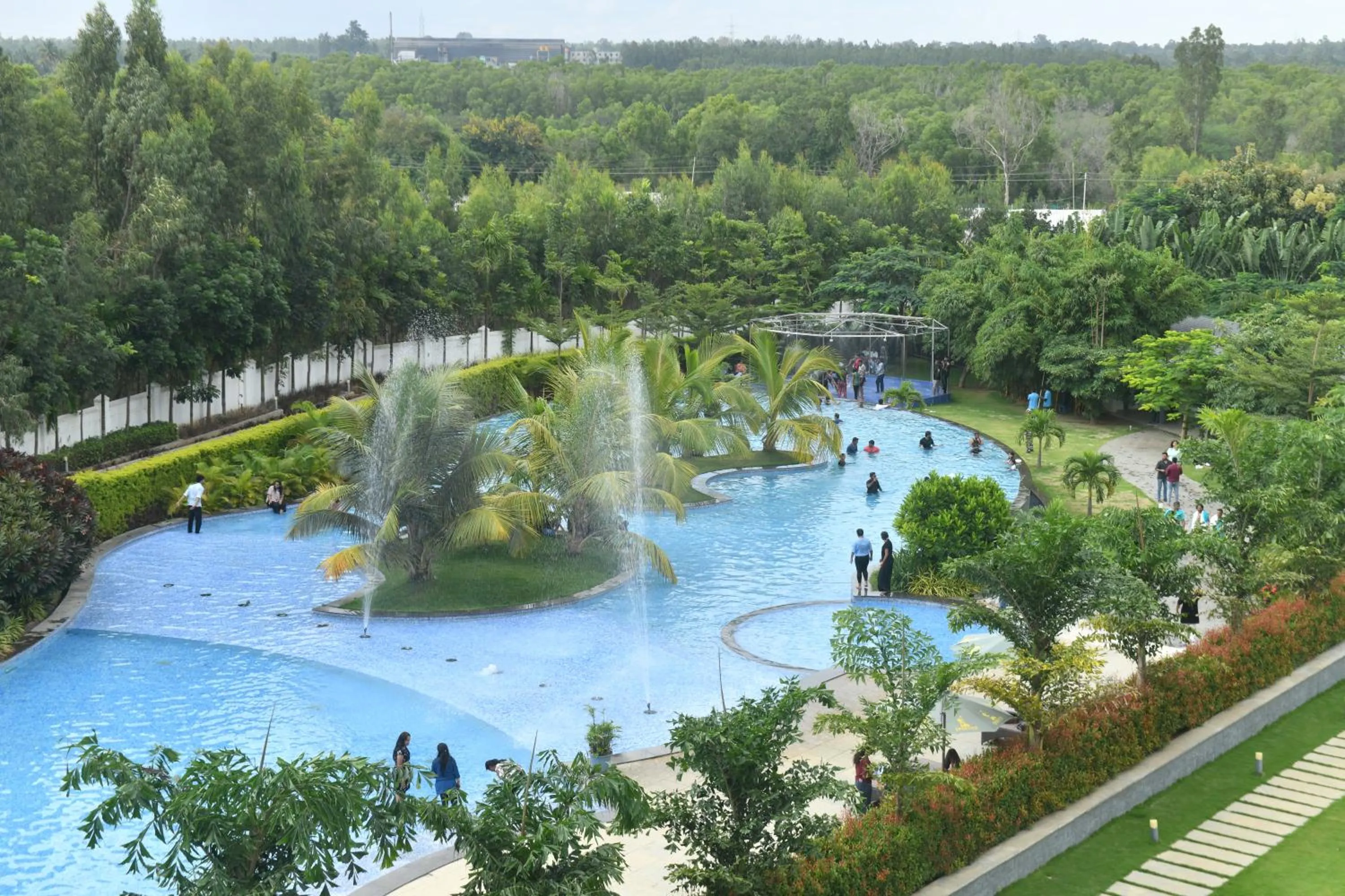 Swimming pool in Sportico Resort Bangalore