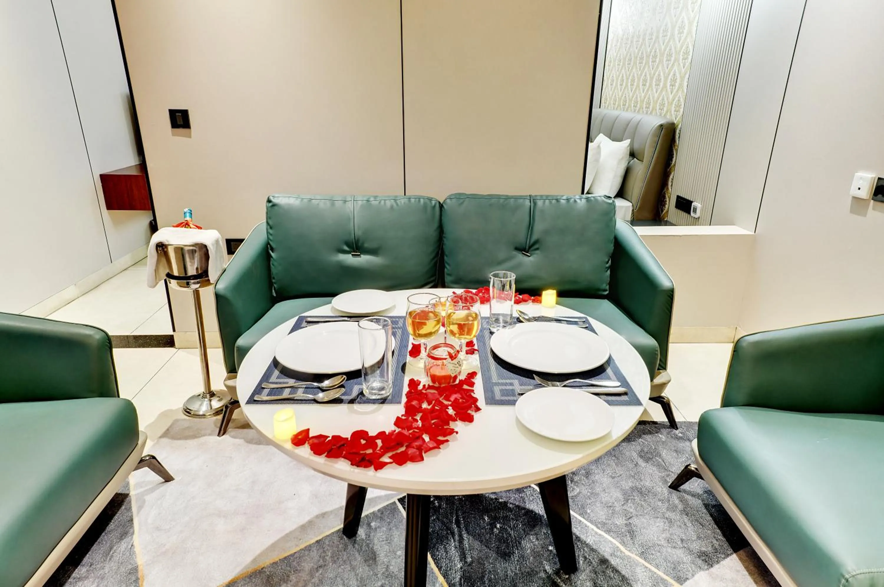 Seating area in Sportico Resort Bangalore