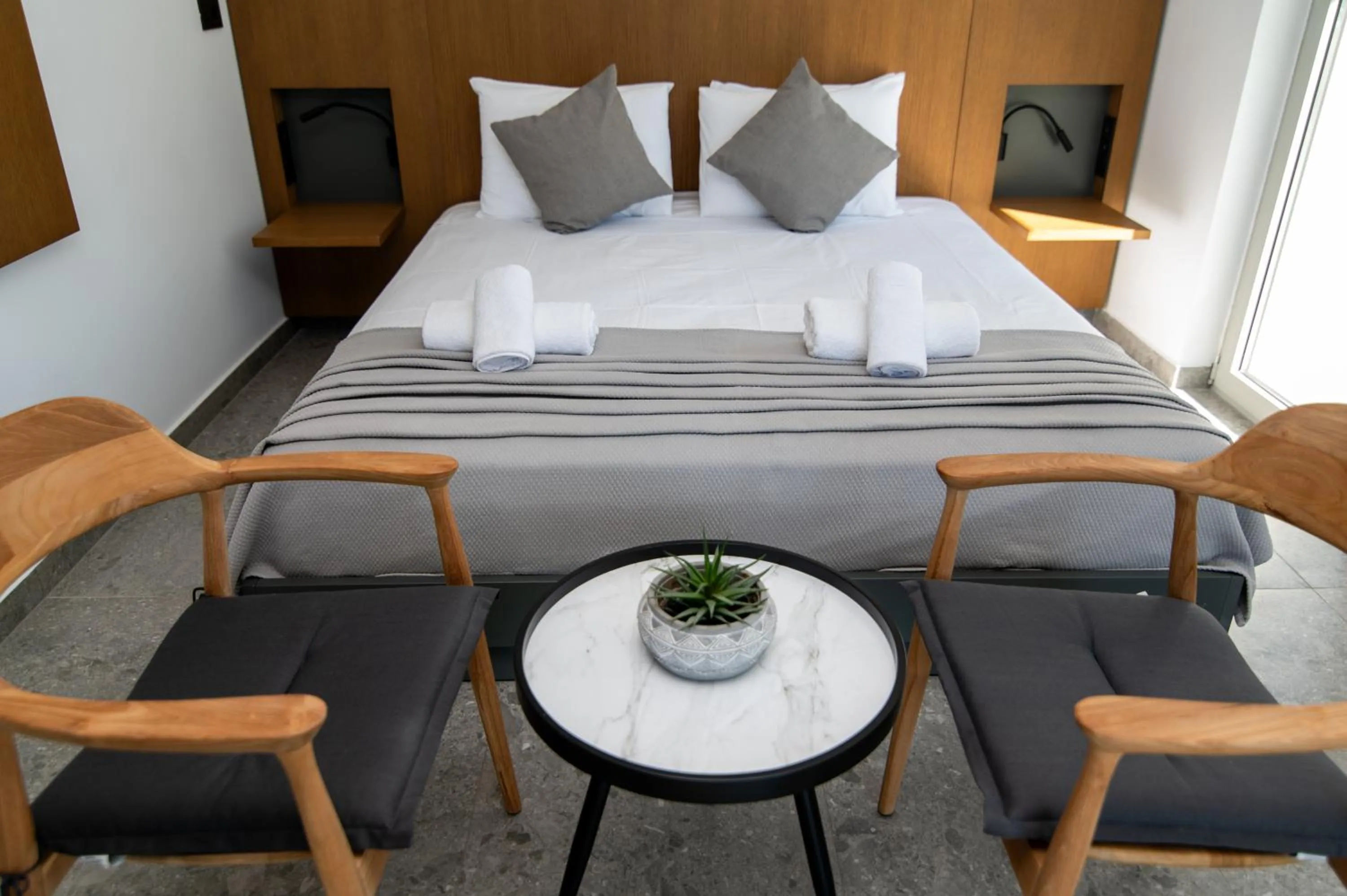 Bed in Jasmine Hotel Apartments