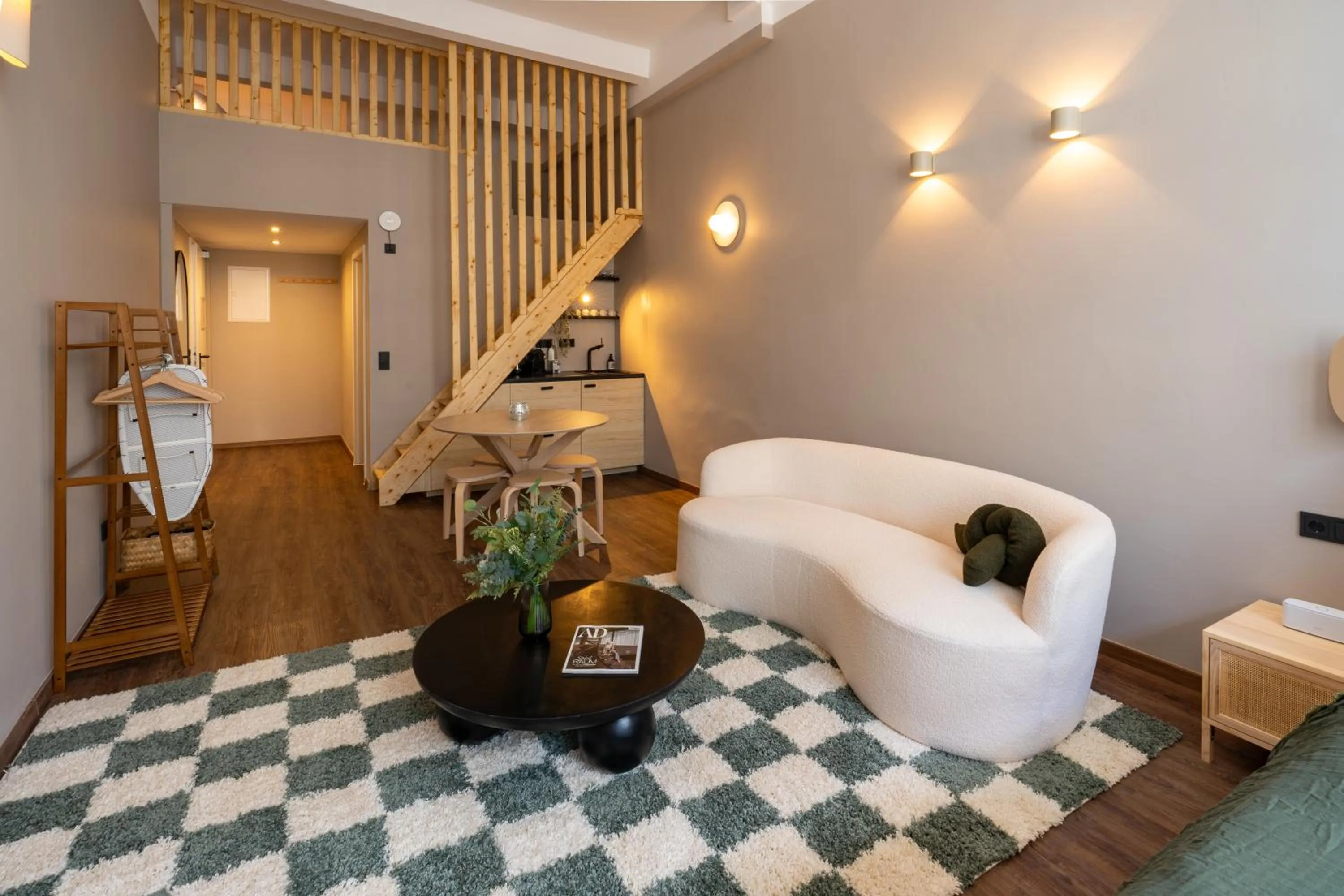 Photo of the whole room in The Charming by Curt Suites