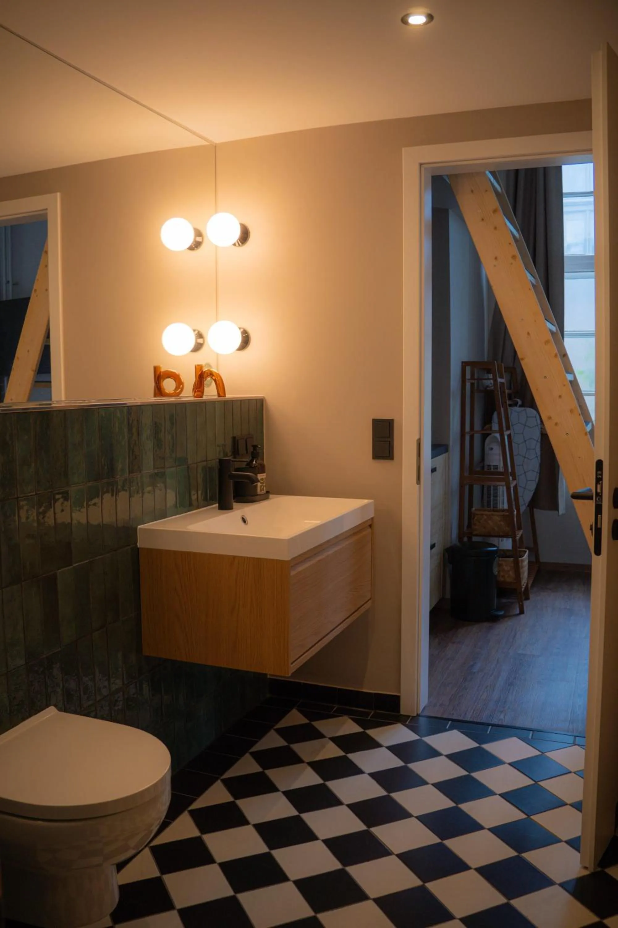 Bathroom in The Charming by Curt Suites