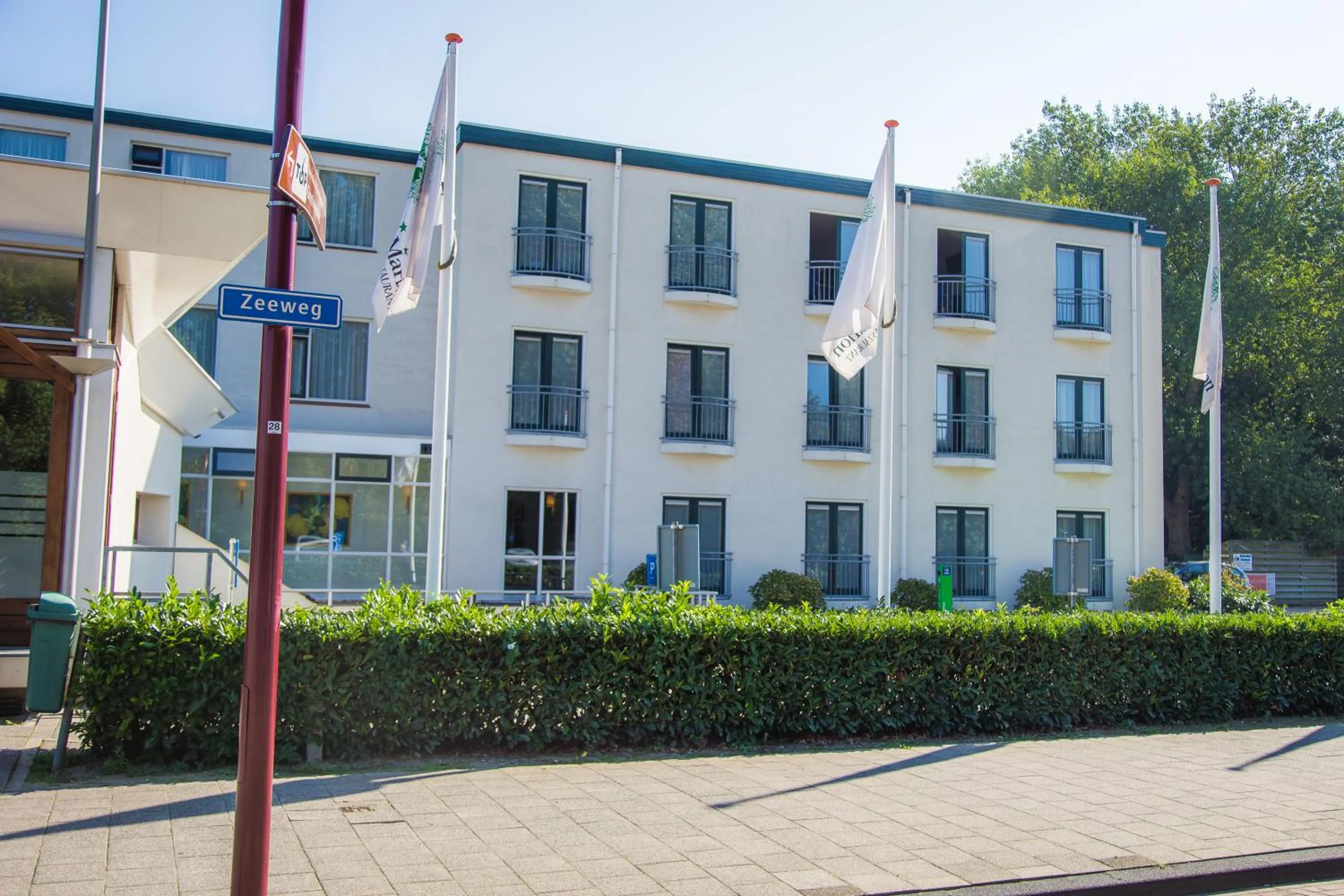 Facade/entrance in ´t Wapen van Marion