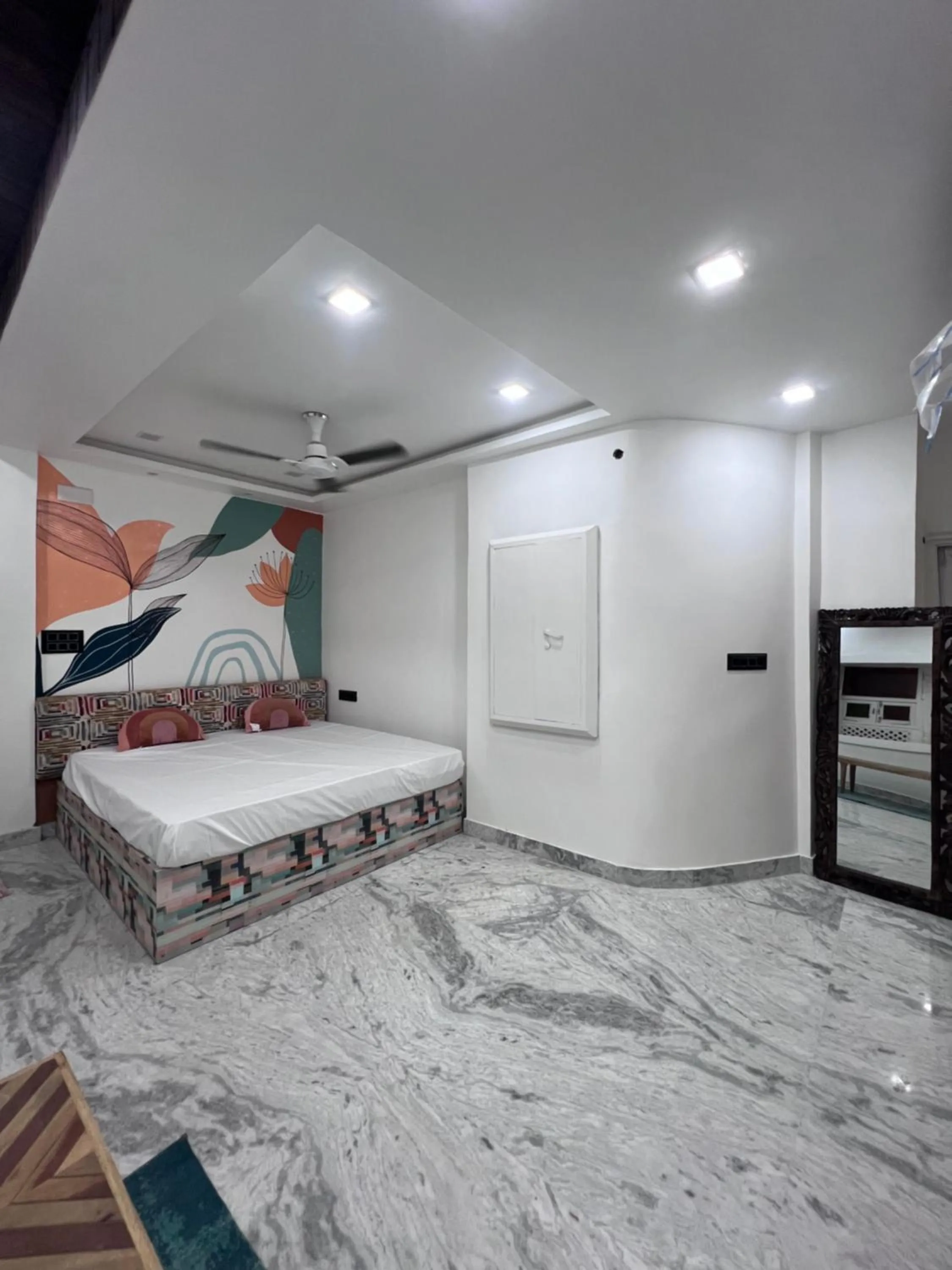 Bed in 3 Raahi Udaipur