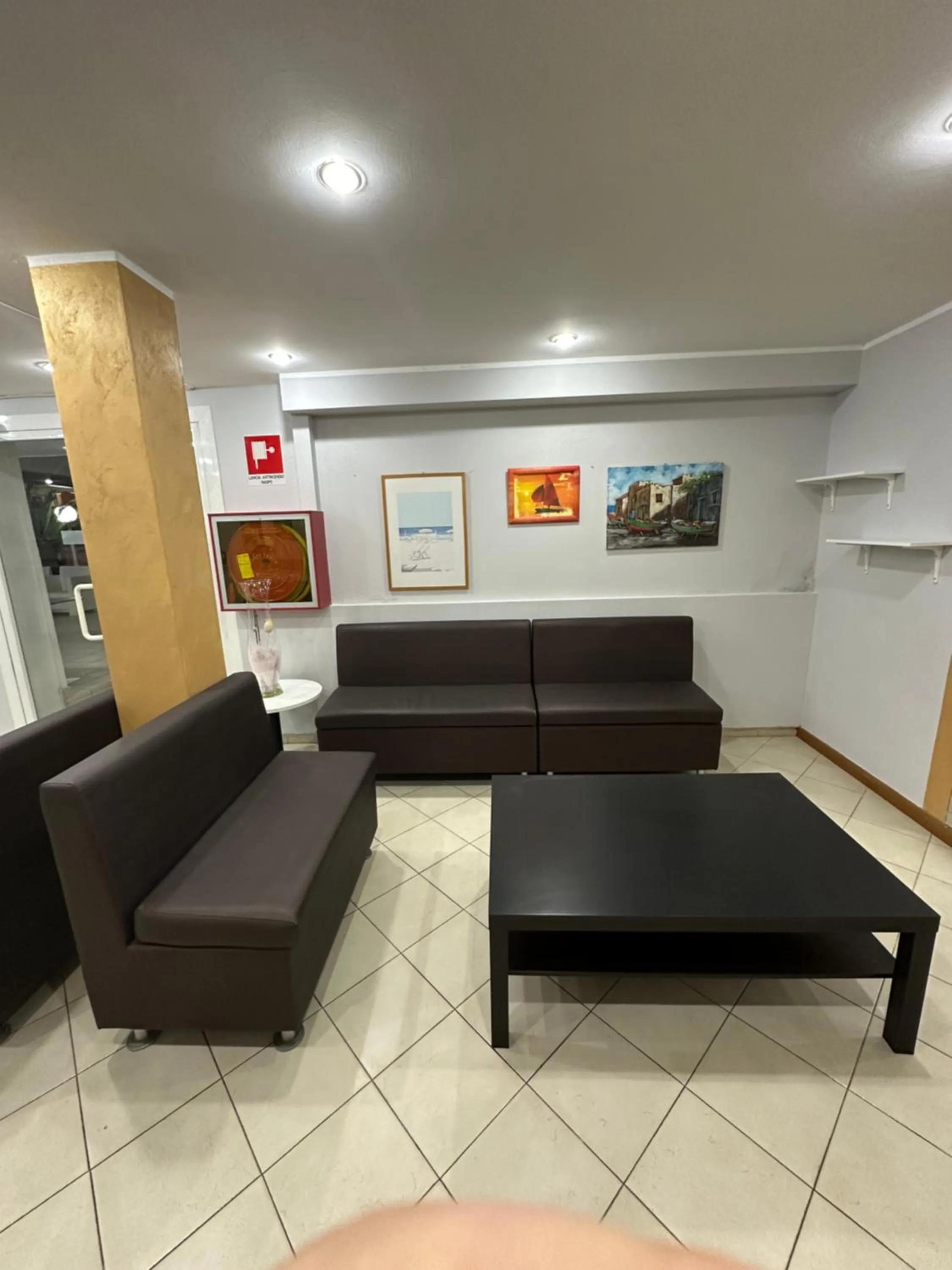 Communal lounge/ TV room in Hotel Austria