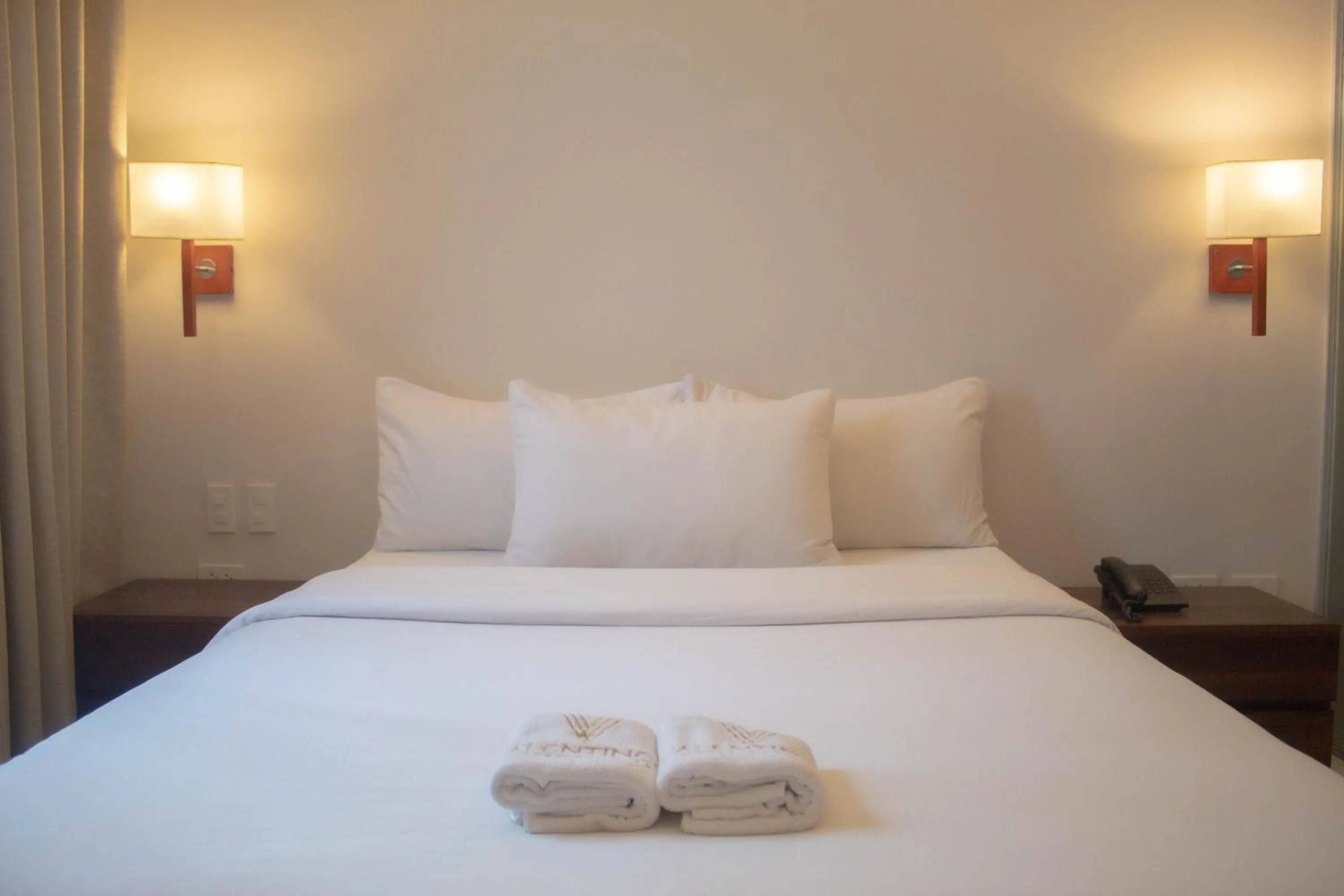 Bed in Valentino's Hotel