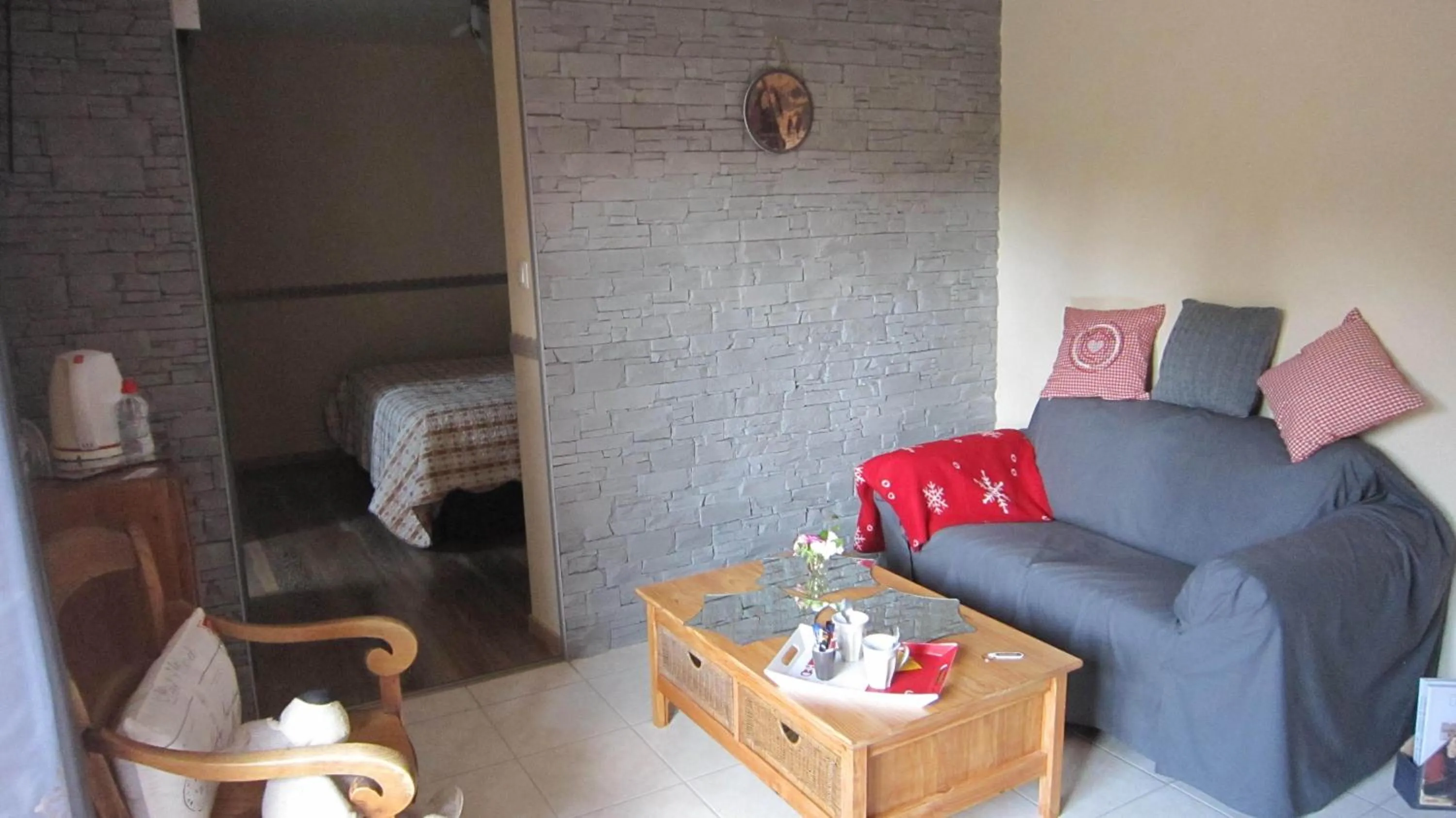 Living room in Au Chardon Bleu