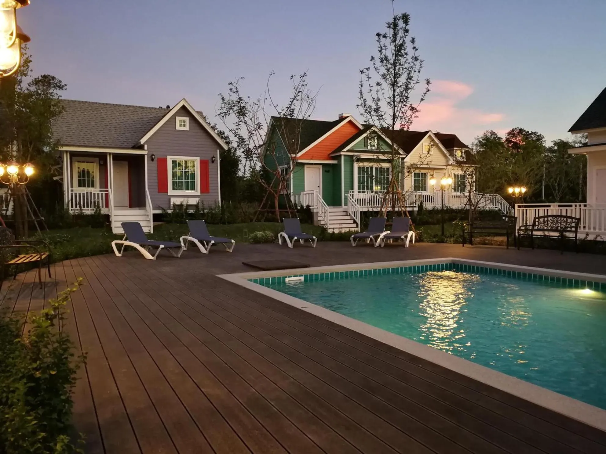 Pool view in Vermont Khao Yai Resort