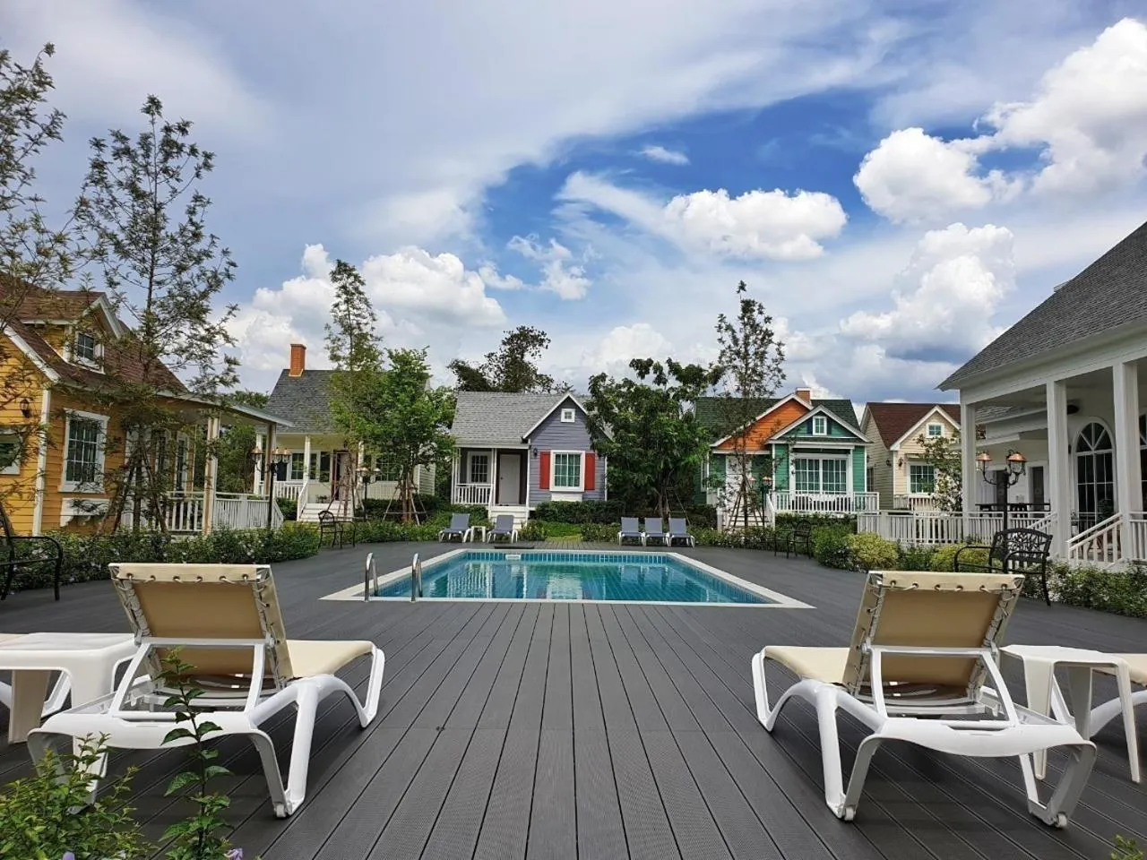 Pool view in Vermont Khao Yai Resort