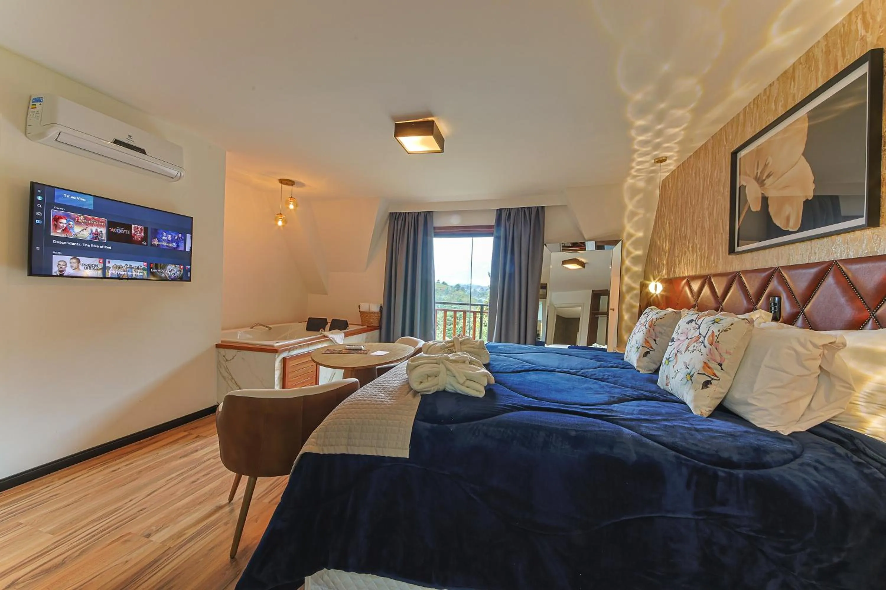 Bed in La Vita Pousada de Charme