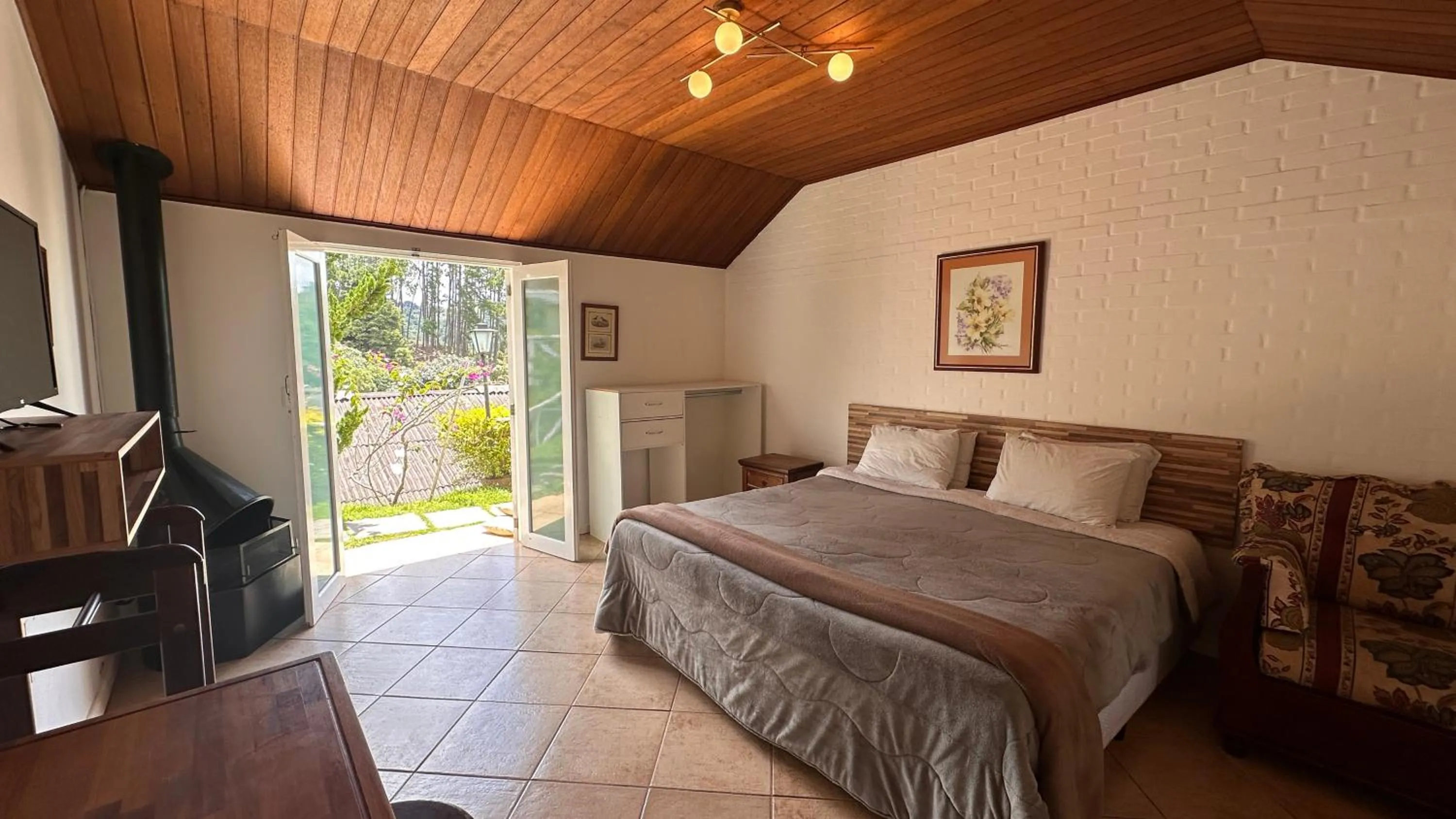 Bed in La Vita Pousada de Charme