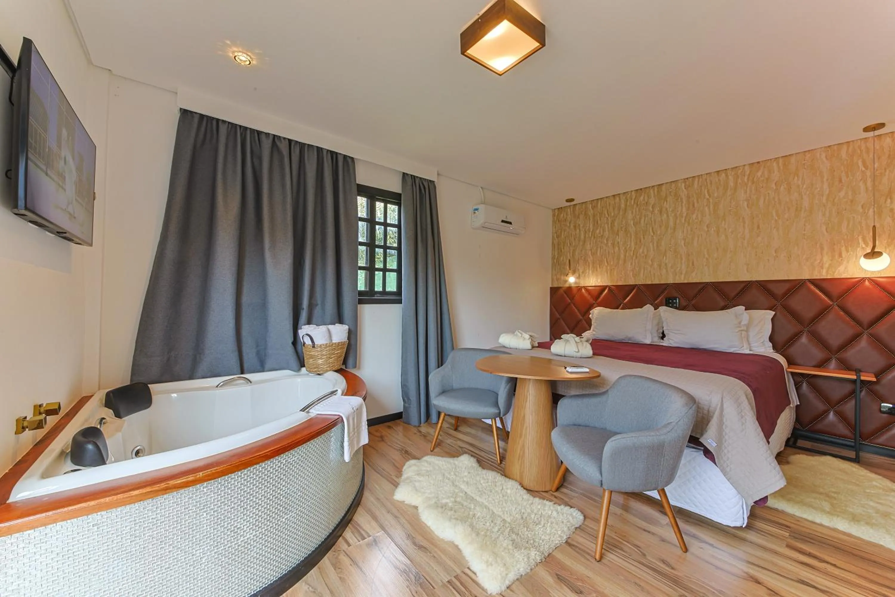 Bed in La Vita Pousada de Charme