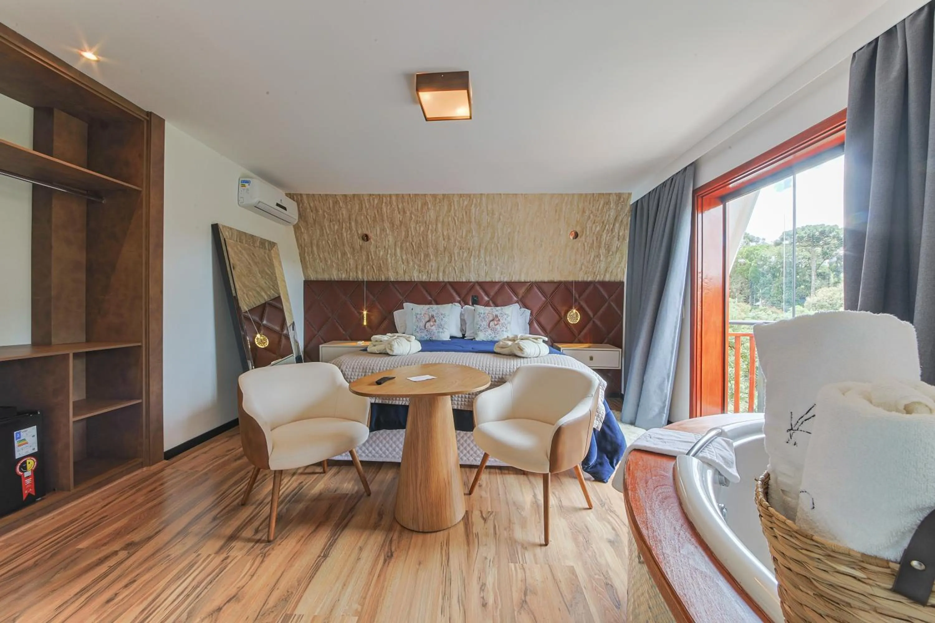 Bed in La Vita Pousada de Charme