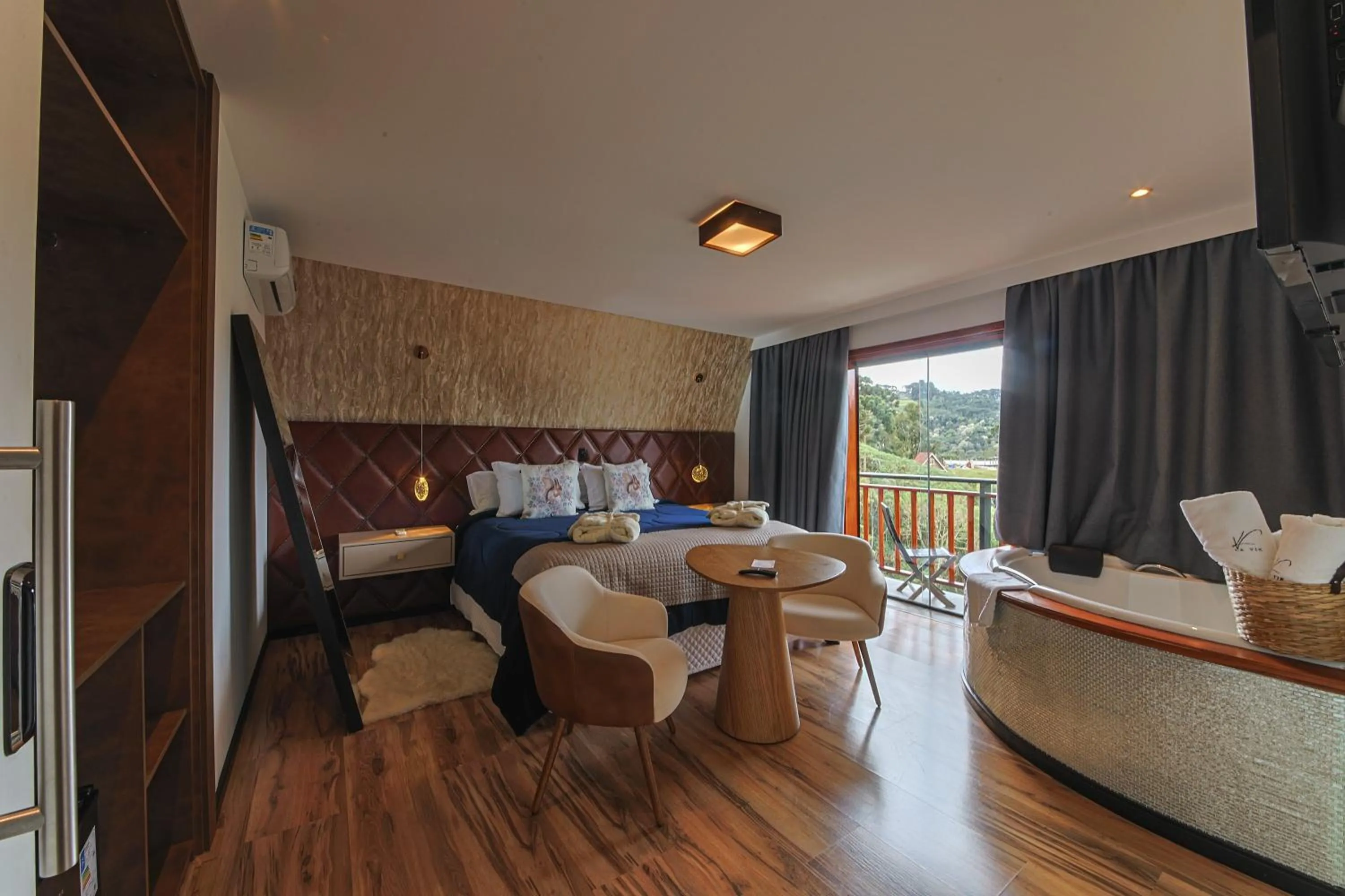 Bed in La Vita Pousada de Charme