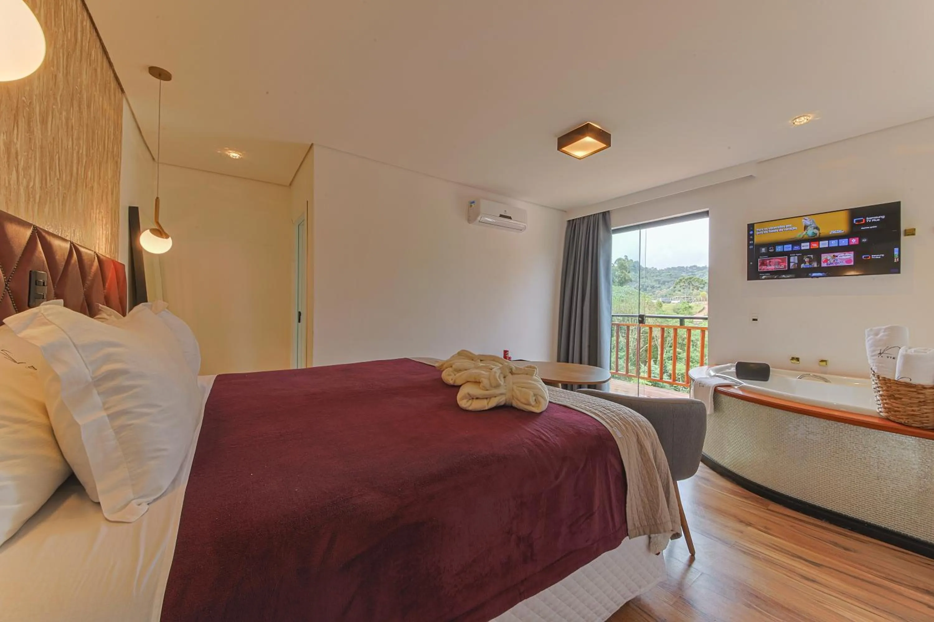 Bed in La Vita Pousada de Charme