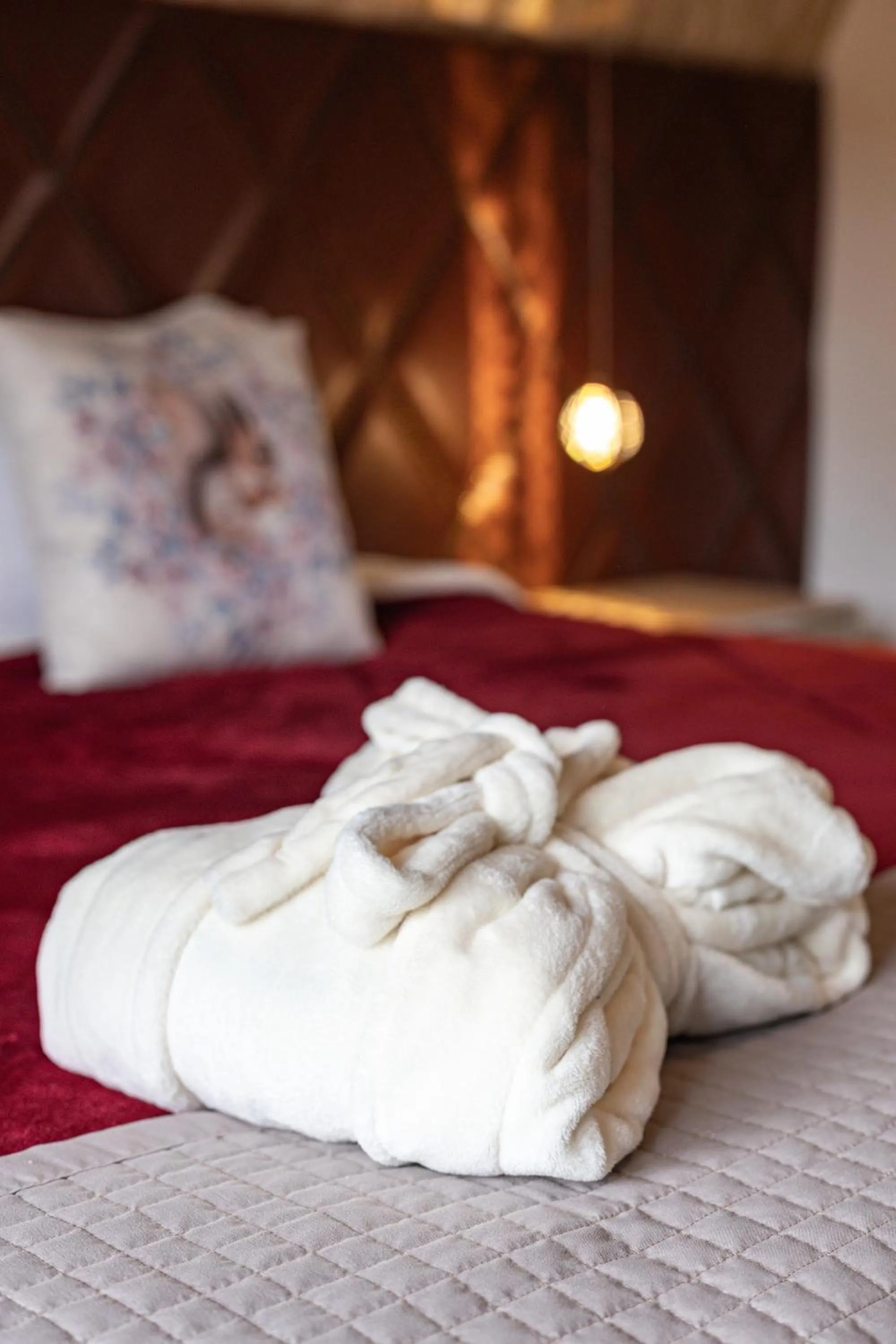 Bed in La Vita Pousada de Charme