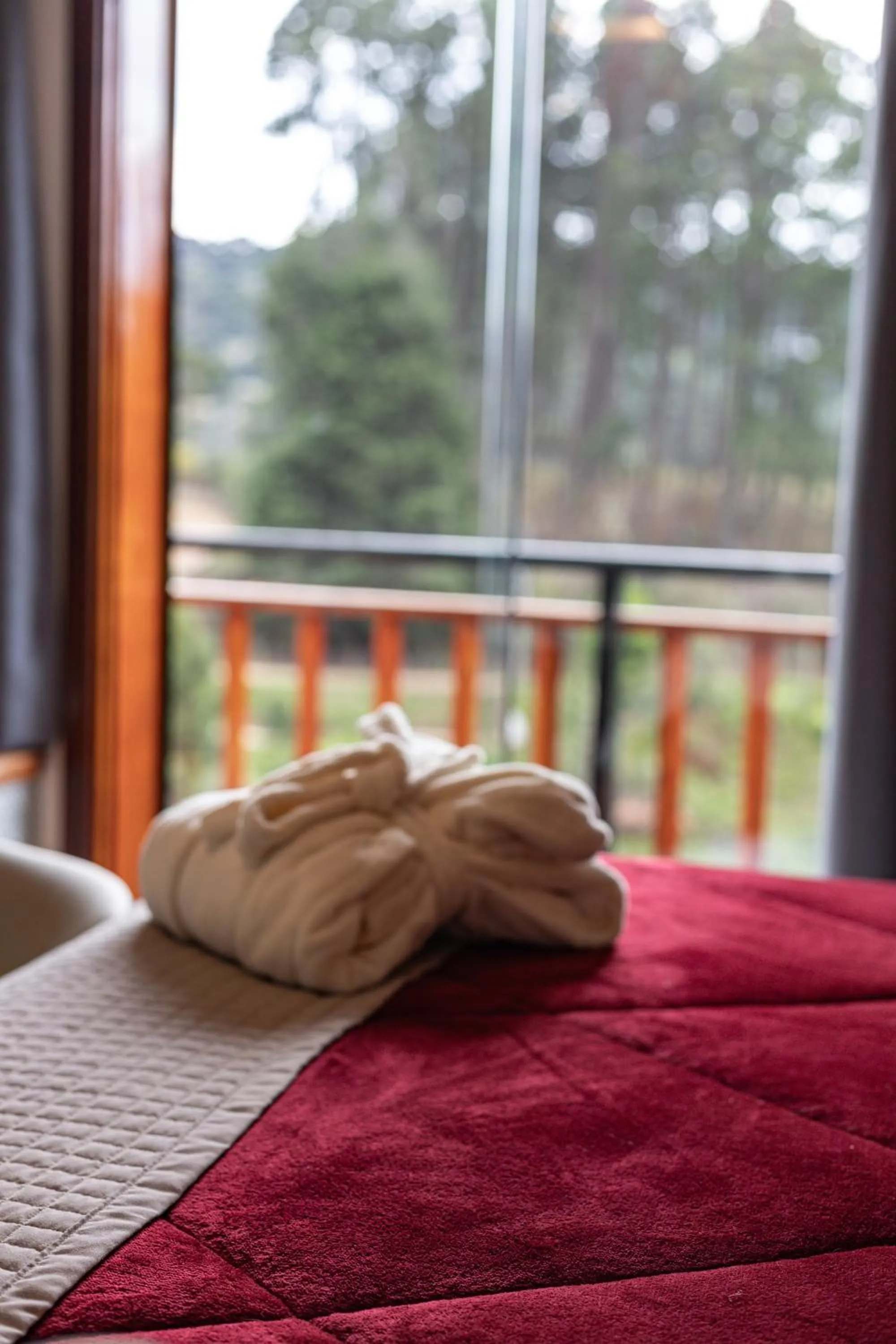 View (from property/room), Bed in La Vita Pousada de Charme