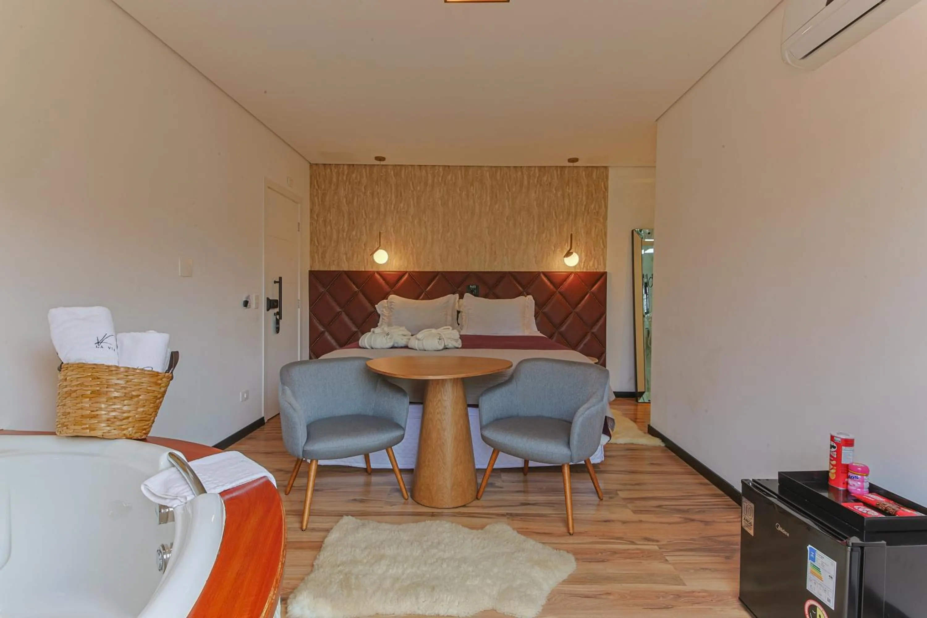 Bed in La Vita Pousada de Charme