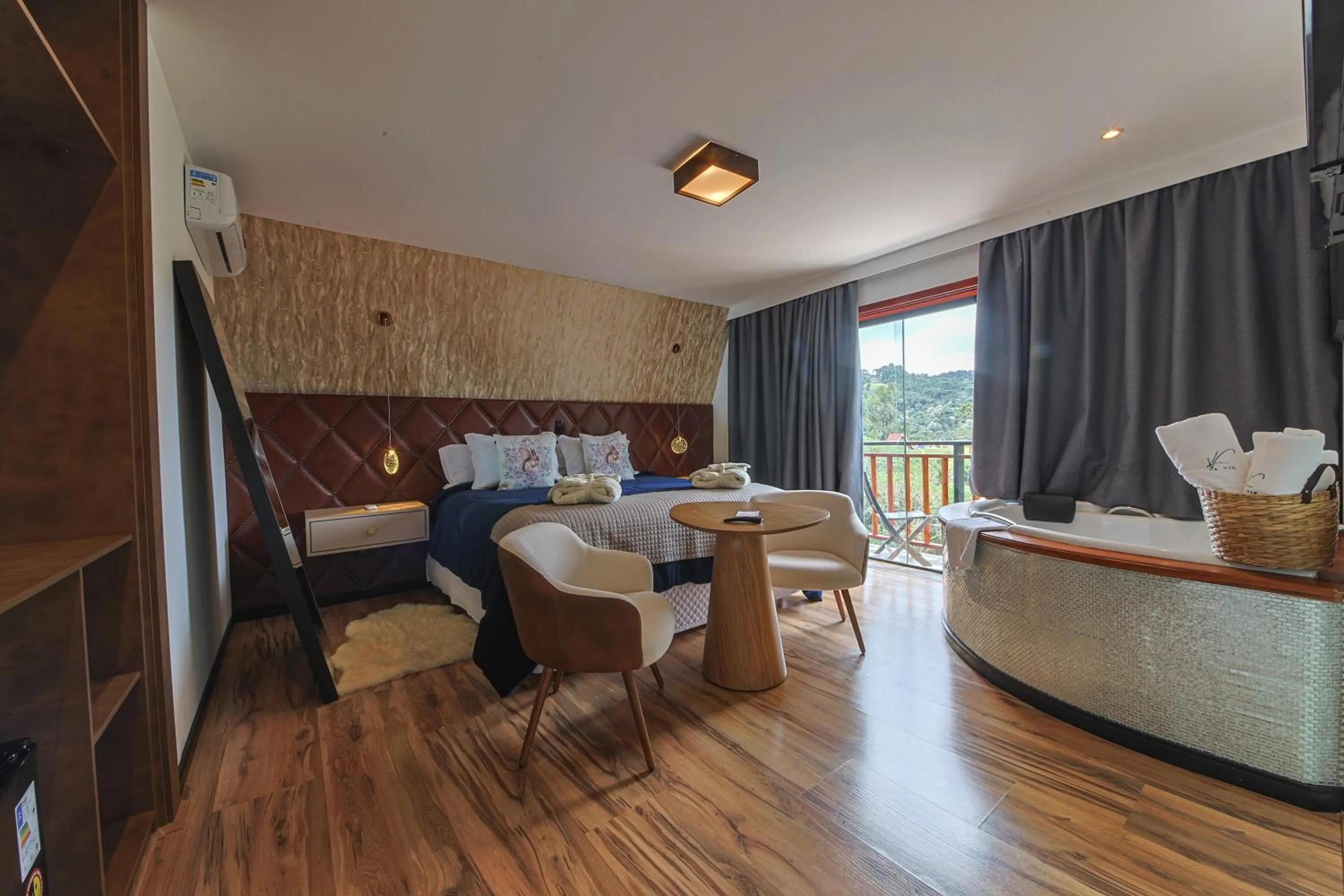 Bed in La Vita Pousada de Charme