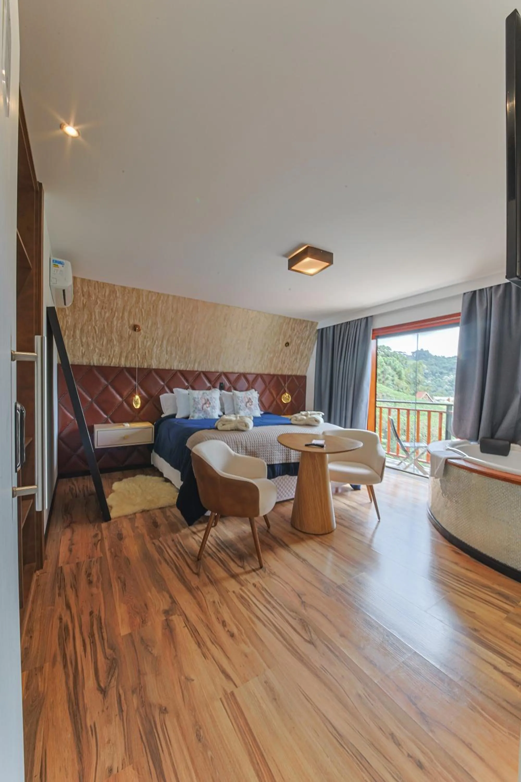 Bed in La Vita Pousada de Charme