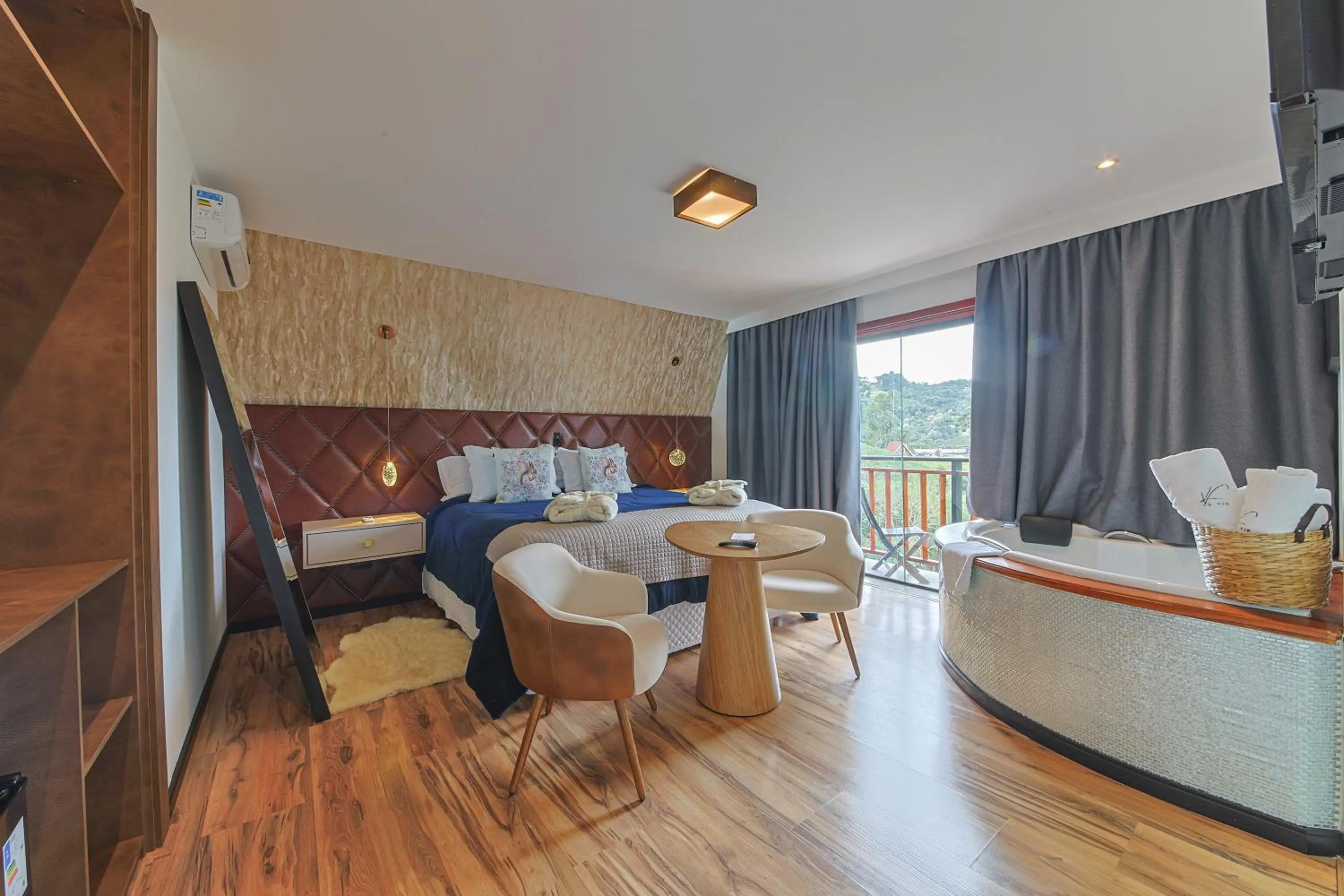 Bed in La Vita Pousada de Charme