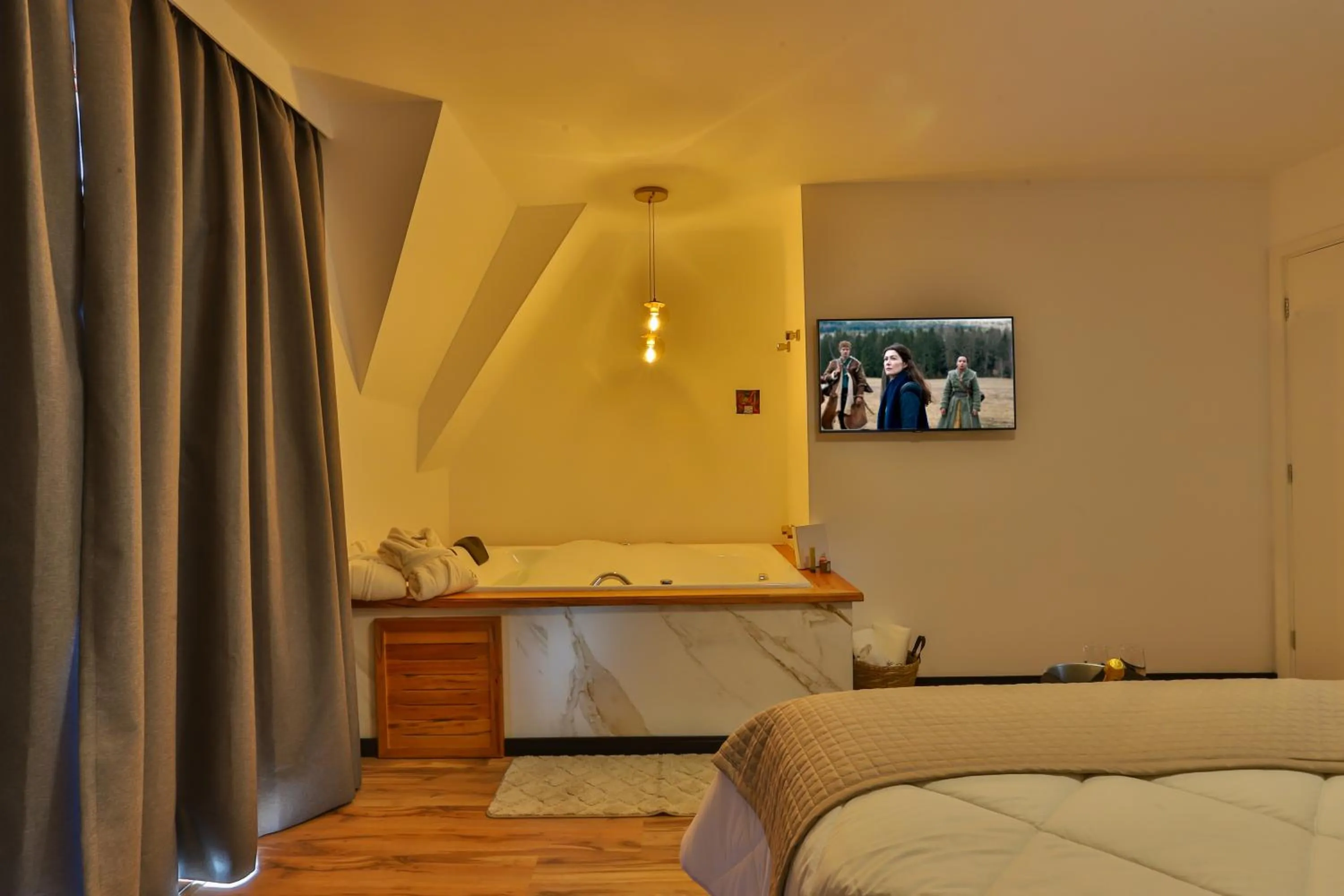 TV and multimedia, Bed in La Vita Pousada de Charme