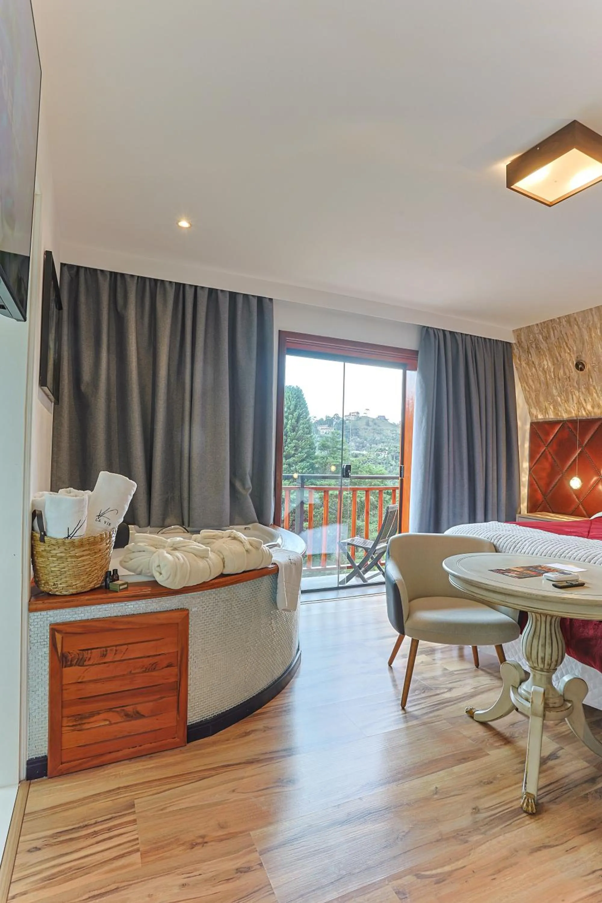 Bed in La Vita Pousada de Charme