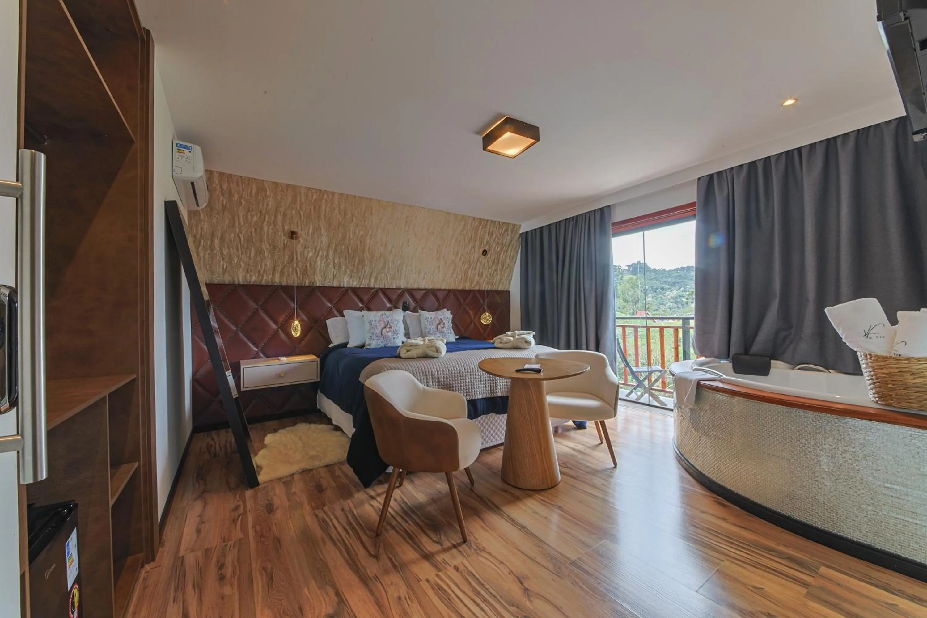 Bed in La Vita Pousada de Charme