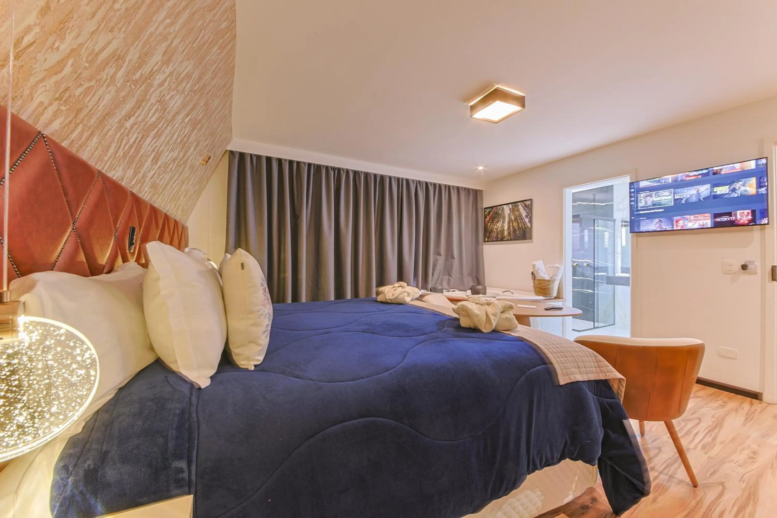 Bed in La Vita Pousada de Charme